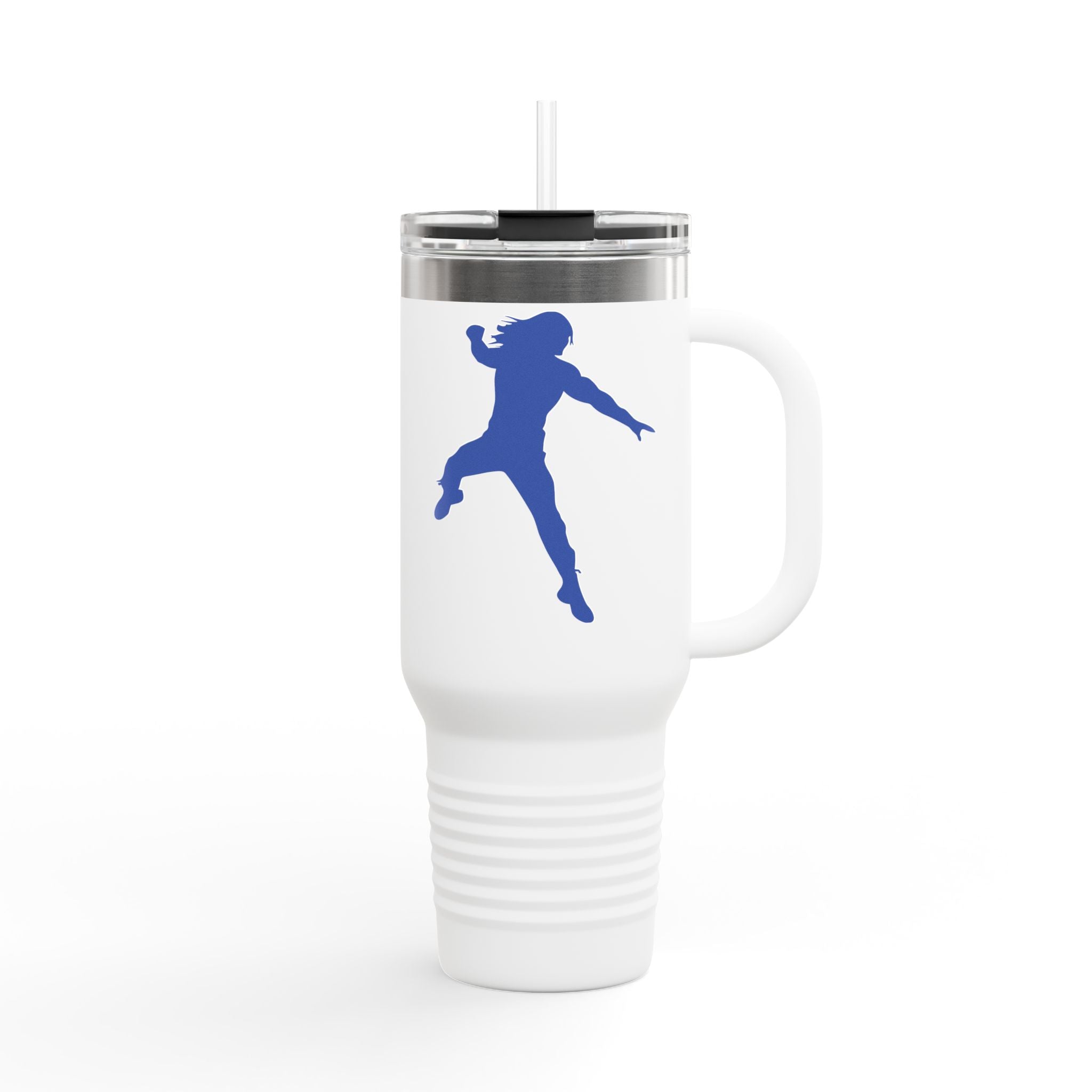 Roman Reigns Jump Blue Graphic Design,  Insulated Travel Mug, Gift for Her Gift for Him - 40oz, Gift for Her, Gift for Him