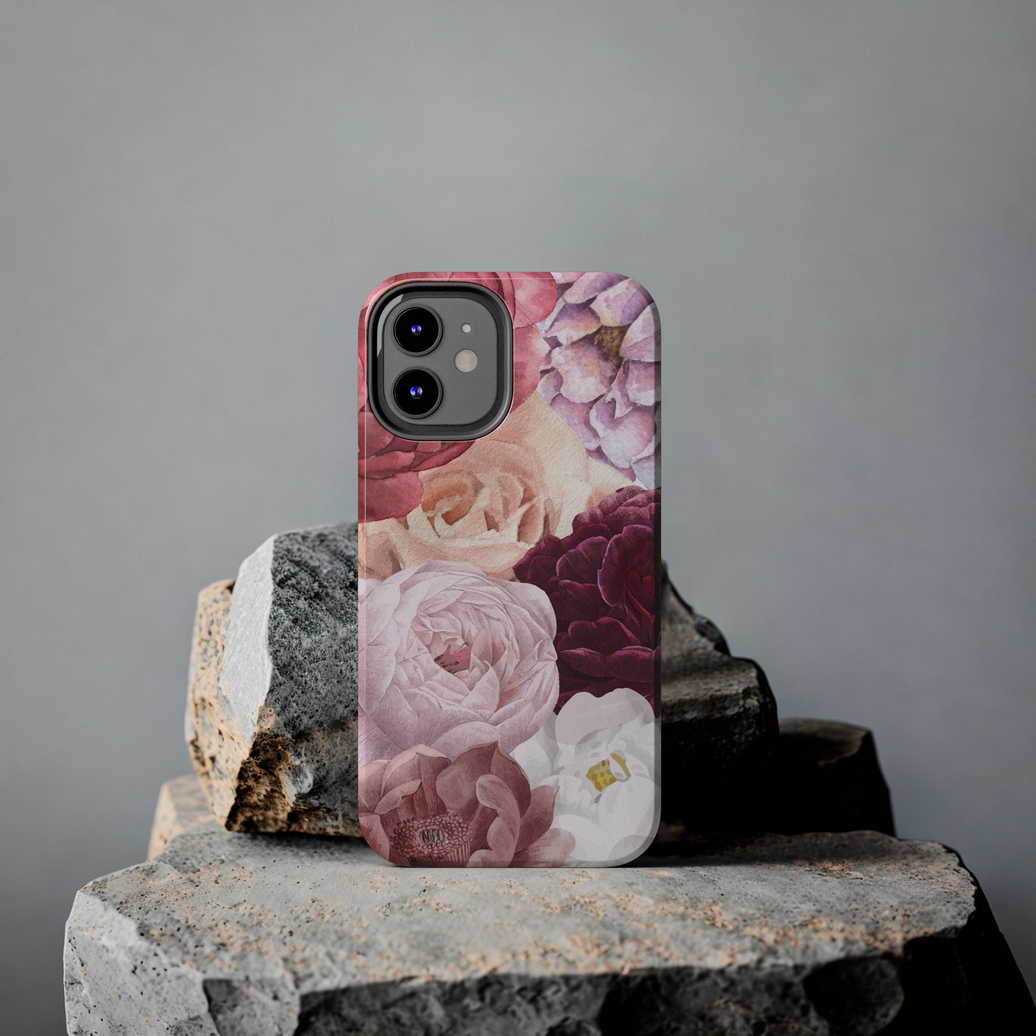 Pink Purple Watercolor Flower, Elegant Phone Cases, Stylish Phone Covers, Chic Phone Protectors, Fashionable Case for Her, Trendy Smartphone Accessories