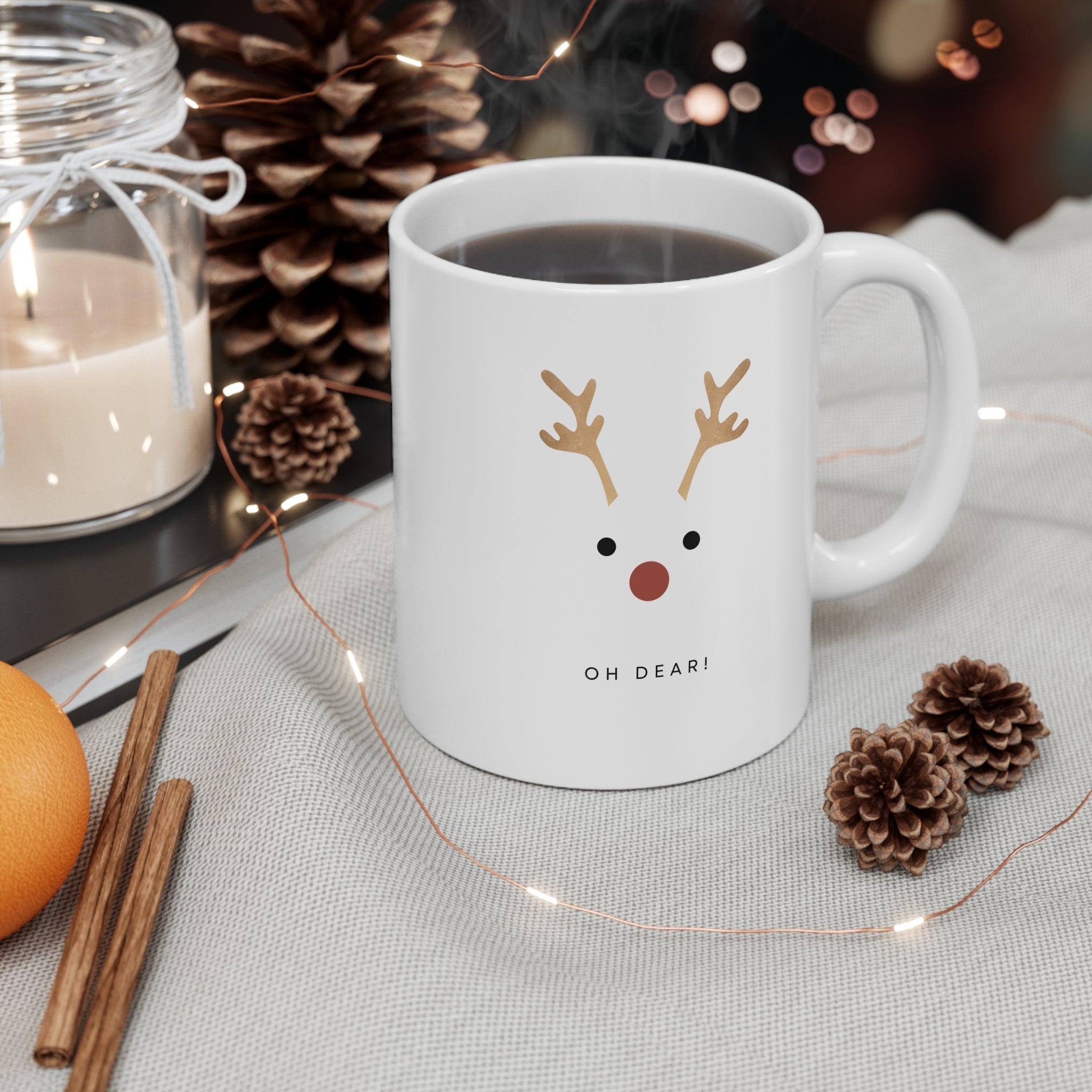 "Oh Dear" Cute Mug design | Perfect gift Idea