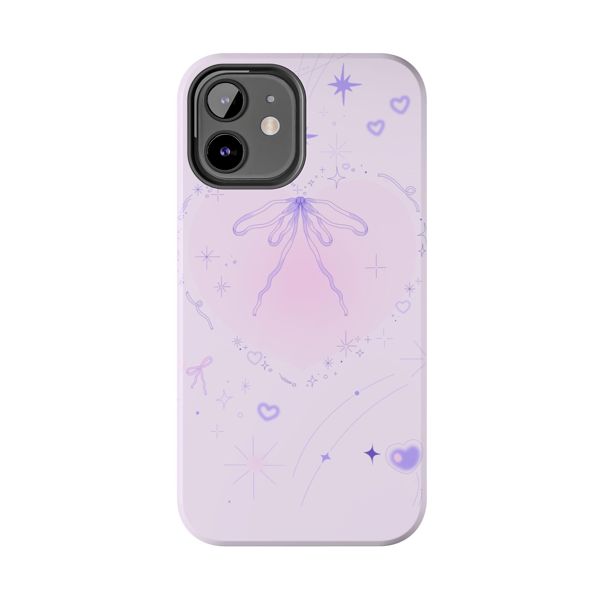 Pink Purple Delicate Fine Line Design, Elegant Phone Cases, Stylish Phone Covers, Chic Phone Protectors, Fashionable Case for Her, Trendy Smartphone Accessories