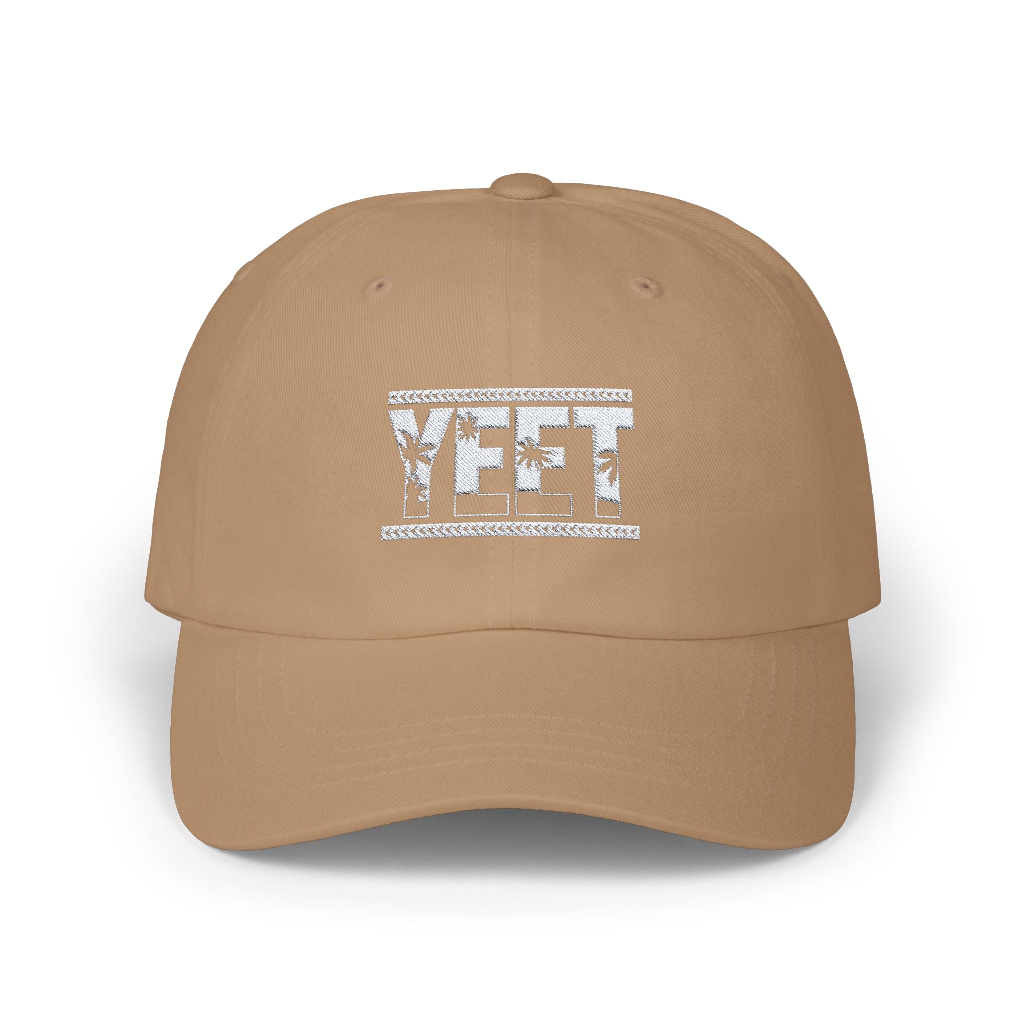 Yeet Graphic Text White Design, Sports Fan, Wrestling Dad Cap for Her and Him - Unisex Classic