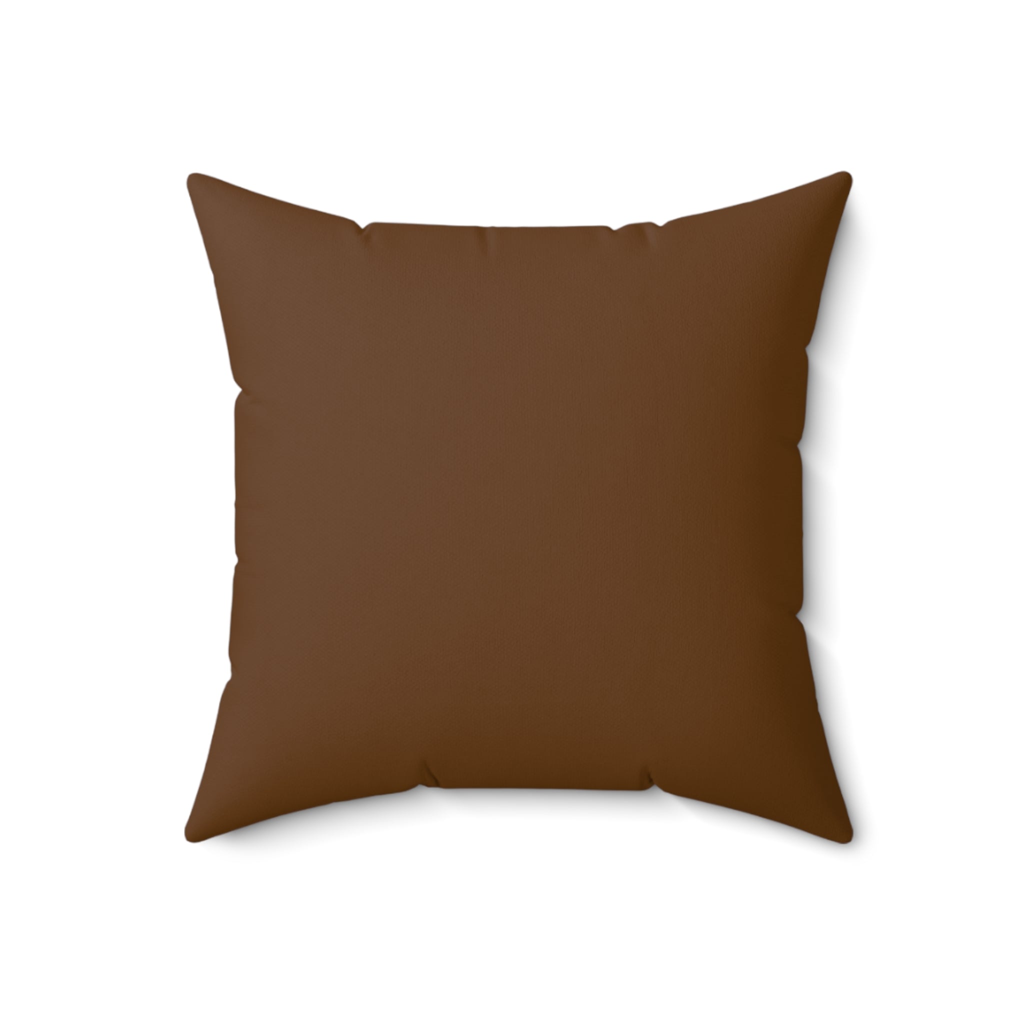 Brown Organic Print Pillow Covers, Decorative Couch Sofa Accent Pillows, Living Room Spun Polyester Square Pillow