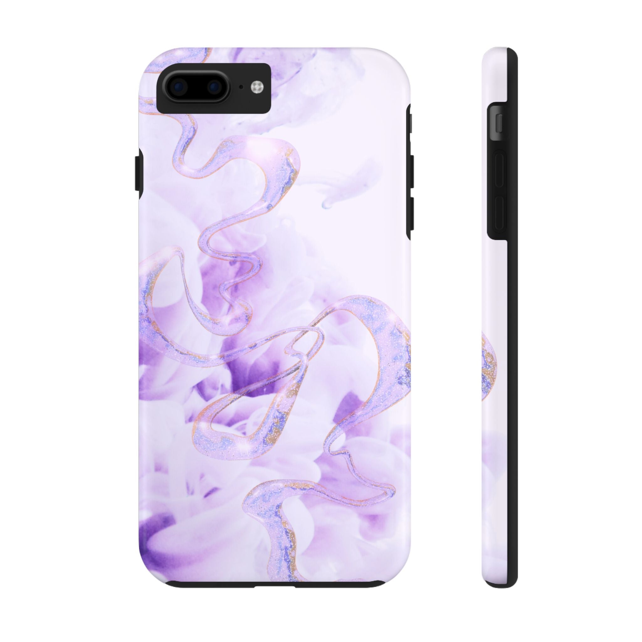 Abstract Purple Fluid Design, Elegant Phone Cases, Stylish Phone Covers, Chic Phone Protectors, Fashionable Case for Her, Trendy Smartphone Accessories