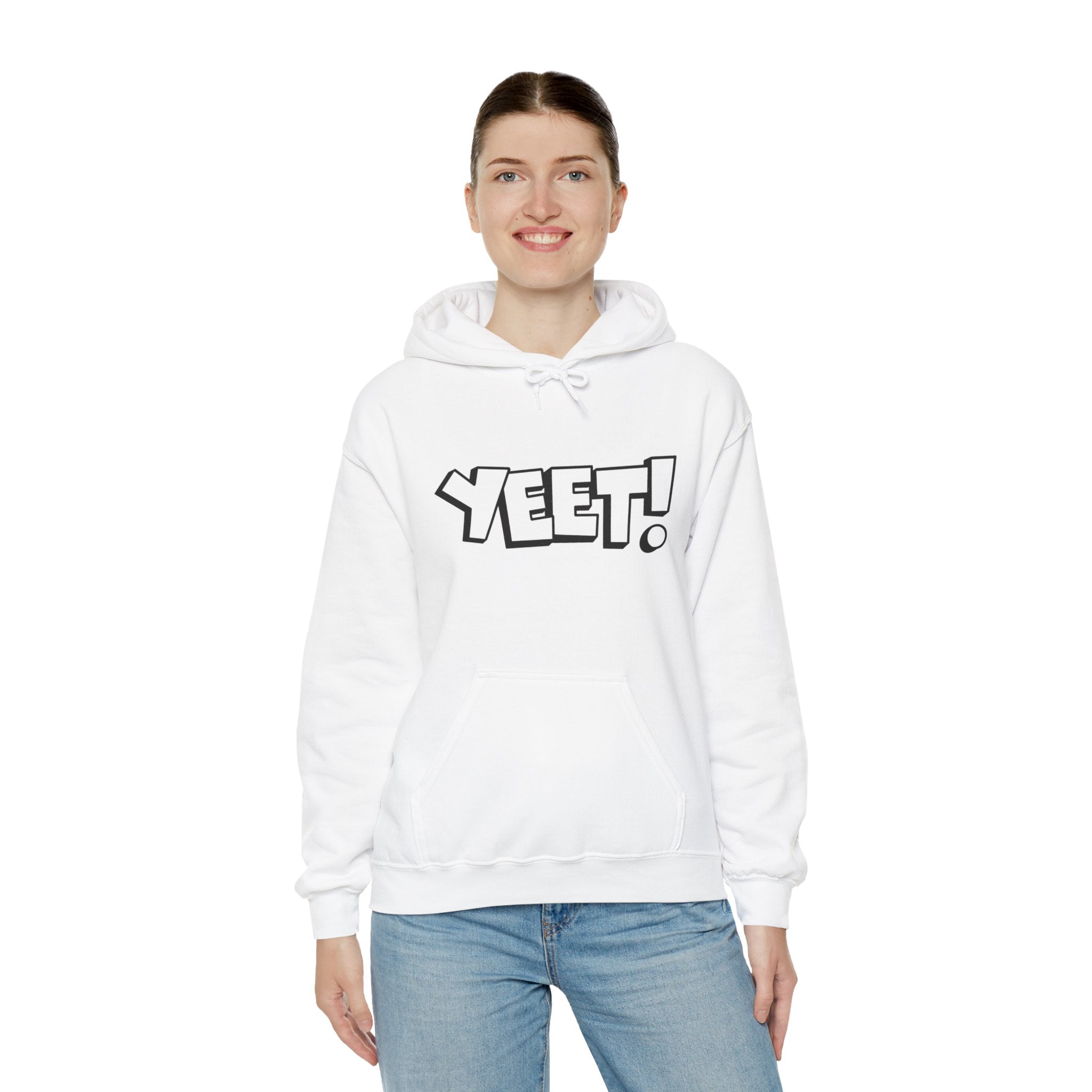 Yeet Graphic Hoodies, Gift for Her - Gift for Him, Sports Fan Wrestling Unisex Hooded Sweatshirt, Casual Outwear