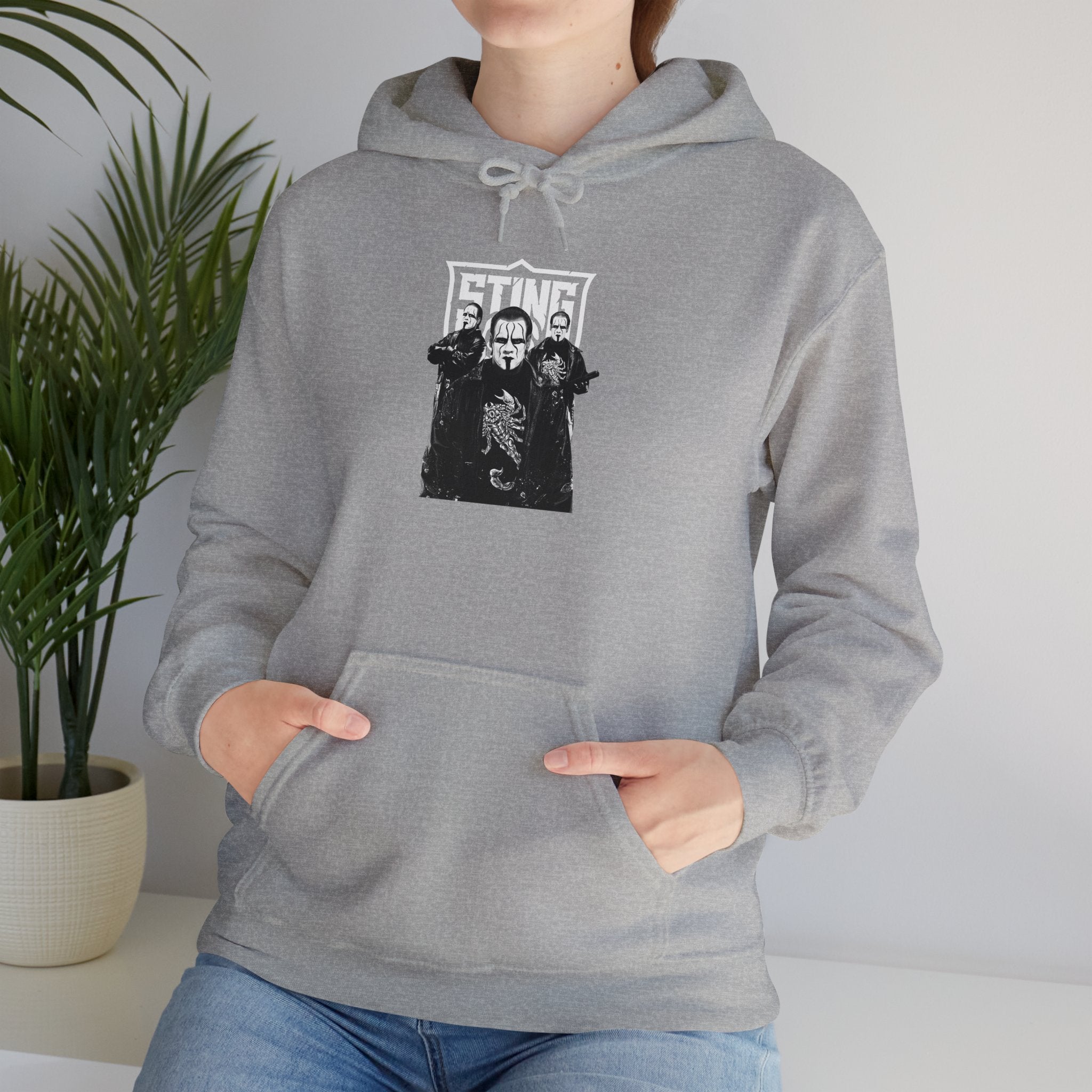 Sting Hoodies, Gift for Her - Gift for Him, Sports Fan Wrestling Unisex Hooded Sweatshirt, Casual Outwear