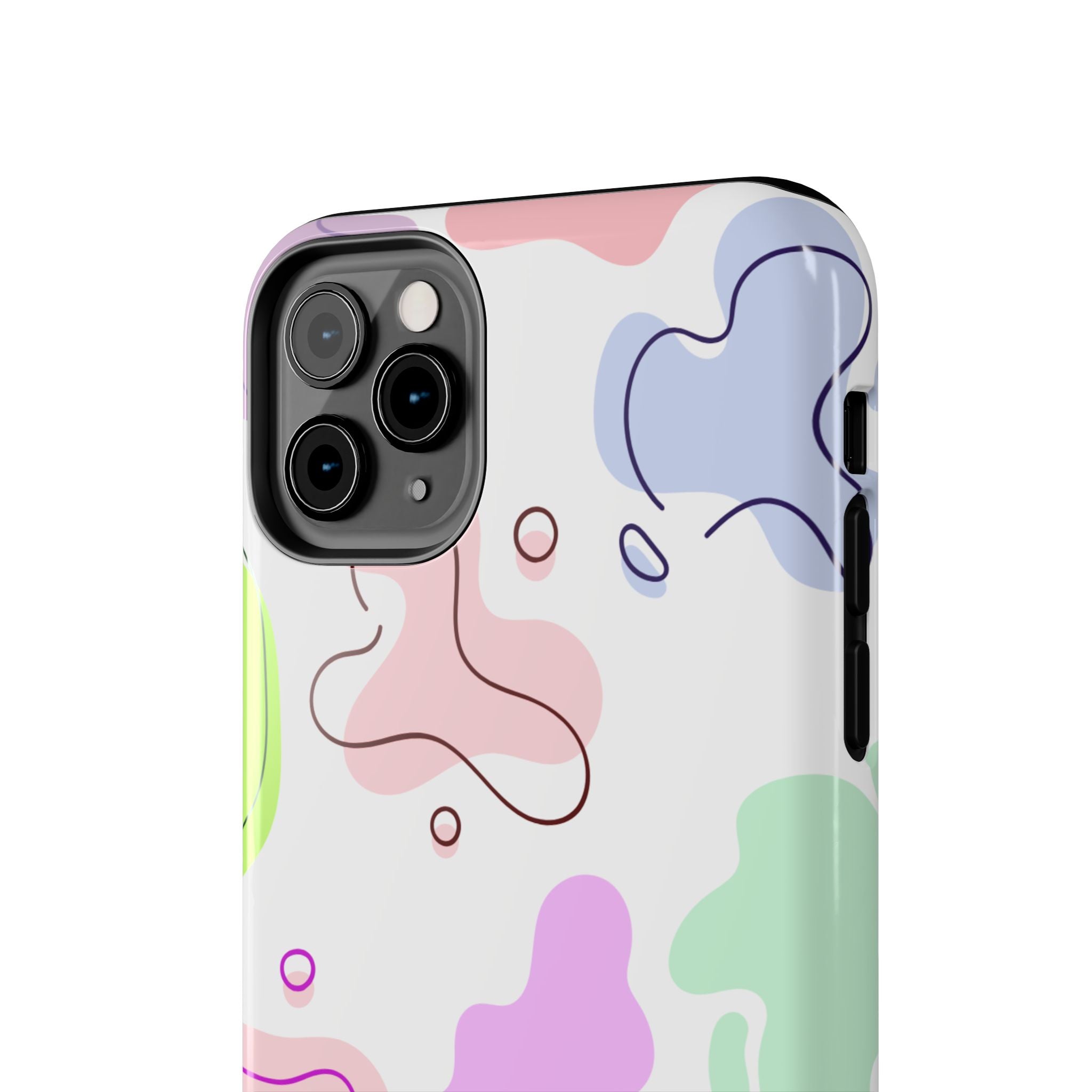 Colorful Pastel Abstract Patern, Elegant Phone Cases, Stylish Phone Covers, Chic Phone Protectors, Fashionable Case for Her, Trendy Smartphone Accessories