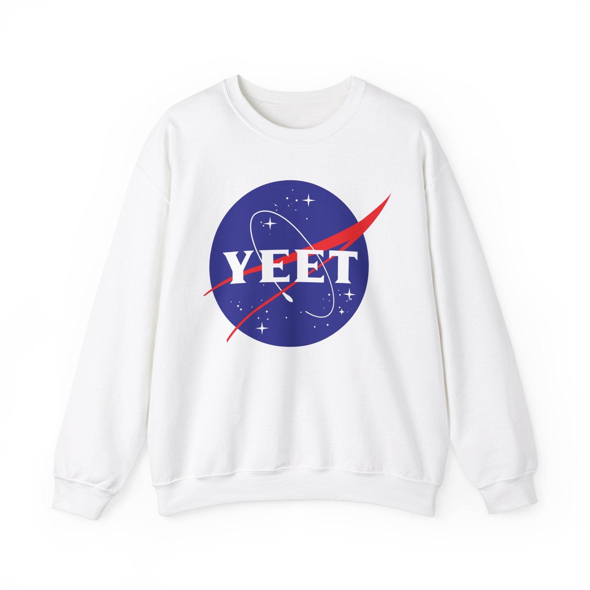 Yeet Nasa Sweatshirt  Design, Sports Sweatshirt, Wrestling Fan Unisex Sweatshirt - Gift for Him or Her, Casual Outwear, Heavy Blend Crewneck Sweatshirt