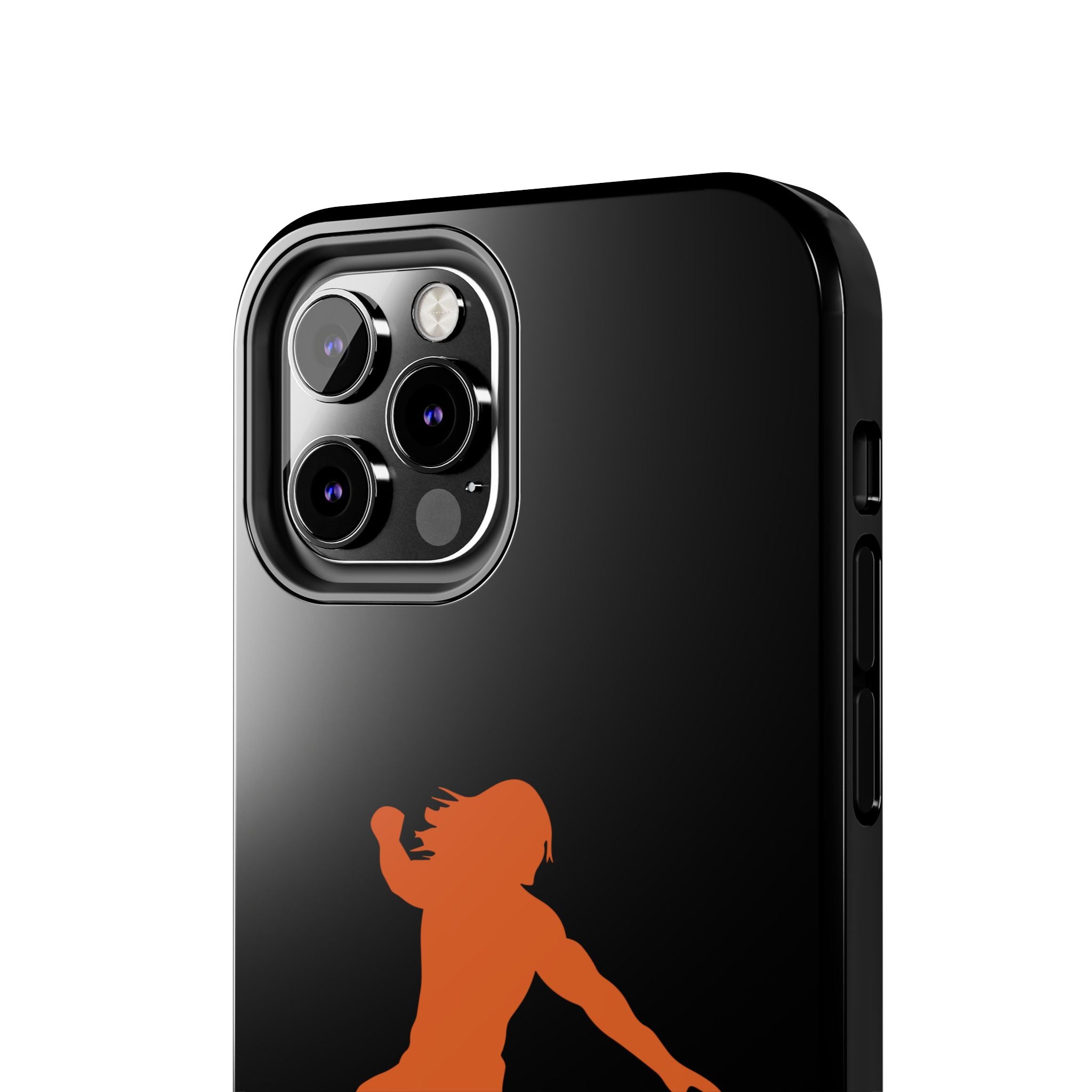 Roman Reigns Jump Orange Graphic Design, iPhone and Samsung Case Cool Graphic Sports Fan Phone Case