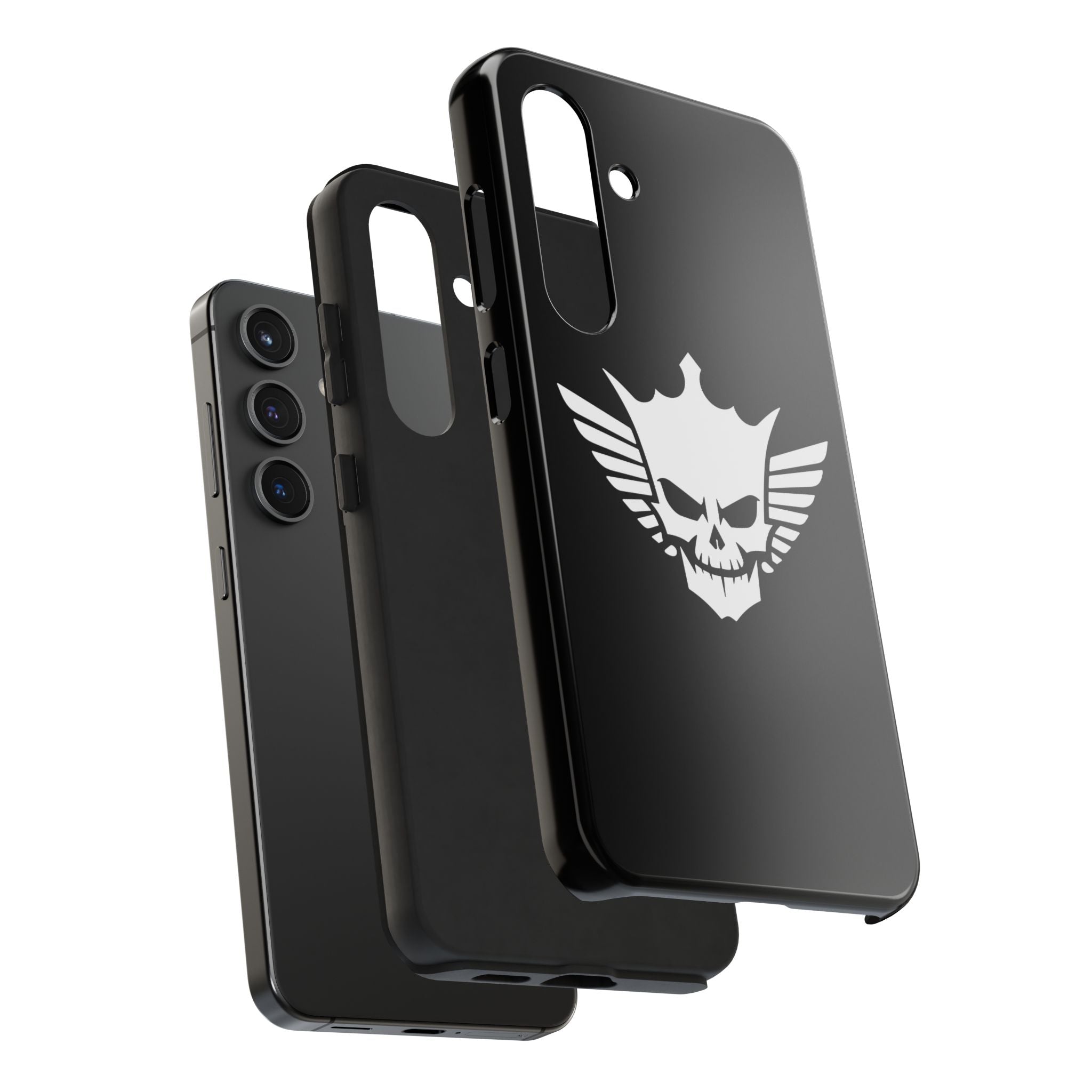 Cody Rhodes White Skull Design, iPhone and Samsung Case Cool Graphic Sports Fan Phone Case