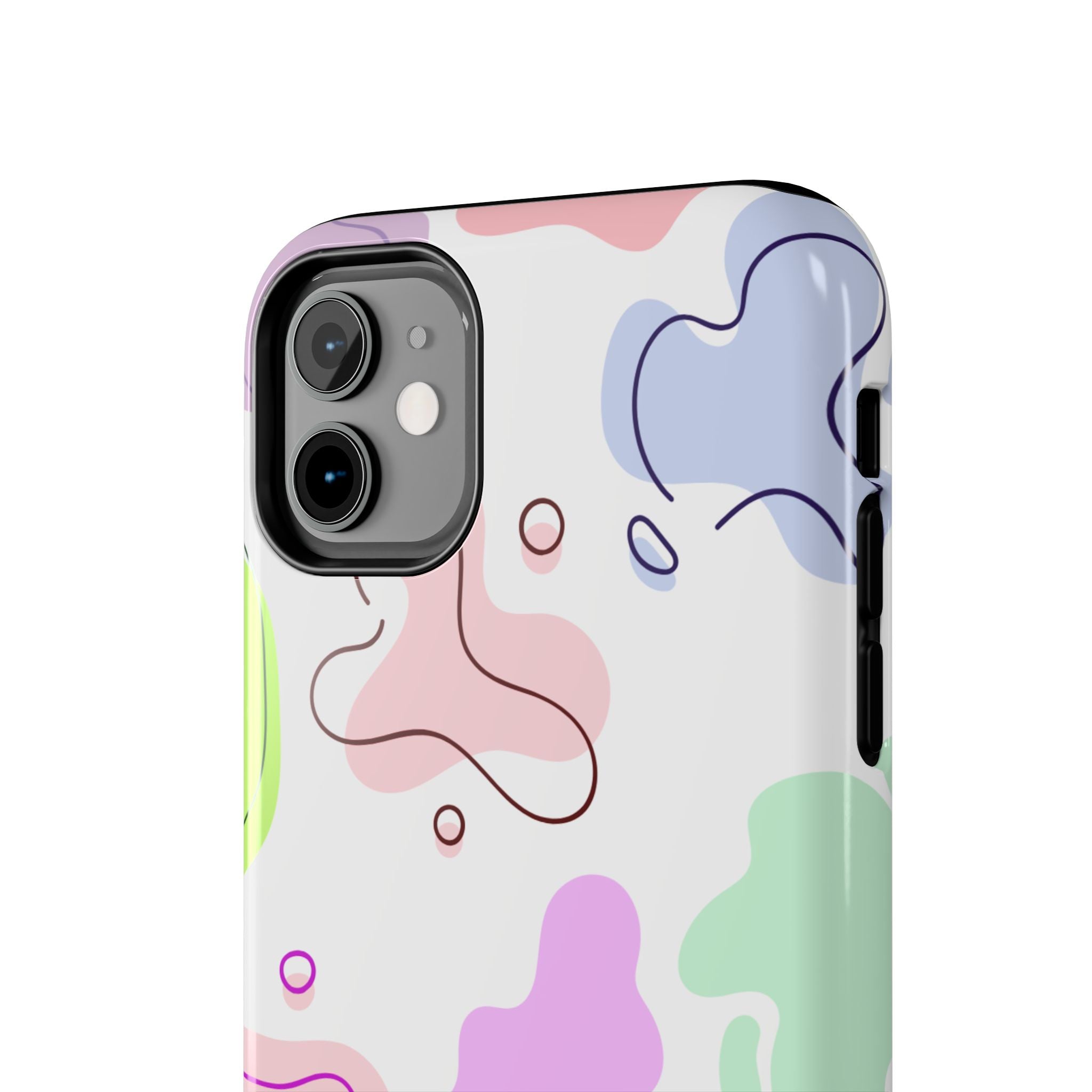 Colorful Pastel Abstract Patern, Elegant Phone Cases, Stylish Phone Covers, Chic Phone Protectors, Fashionable Case for Her, Trendy Smartphone Accessories