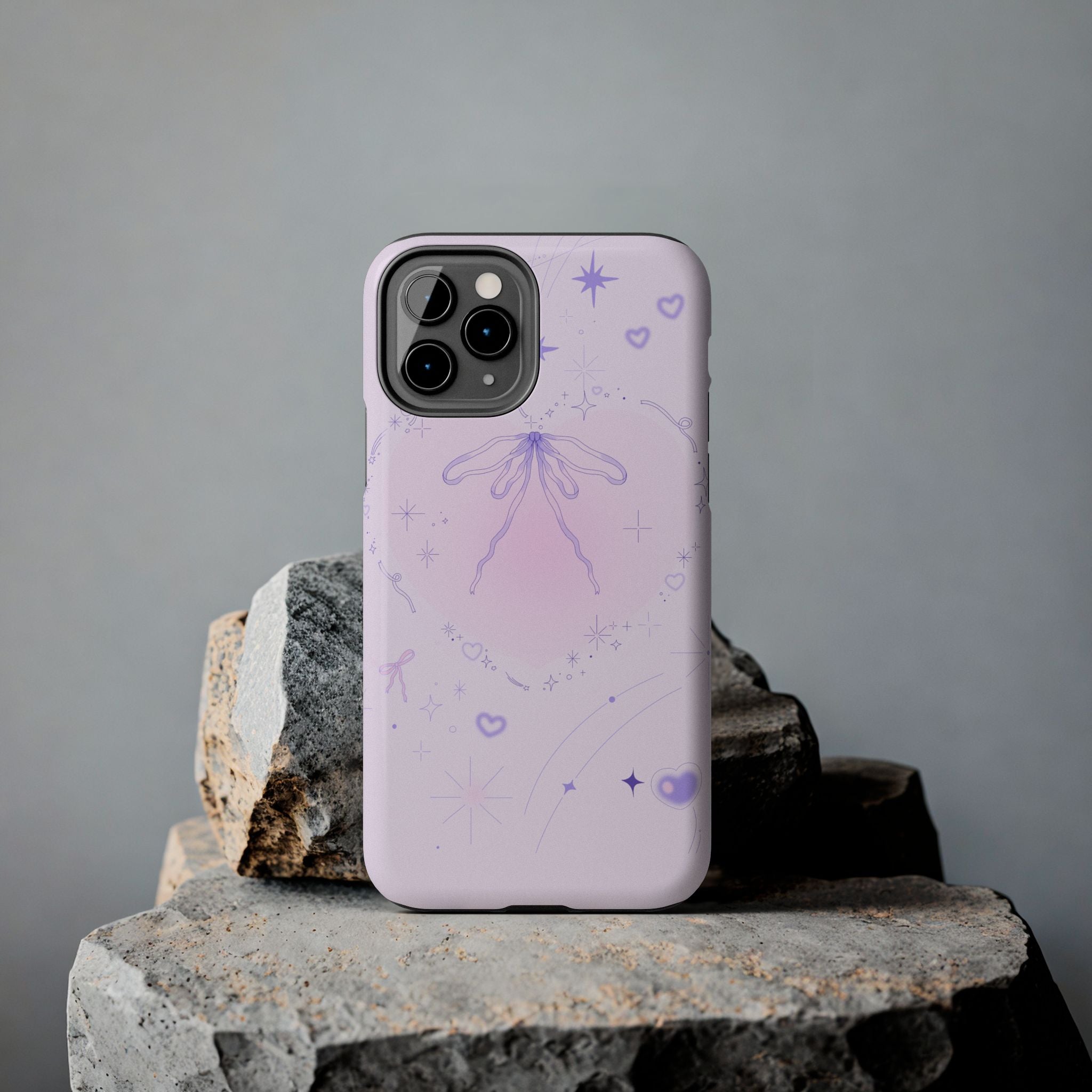 Pink Purple Delicate Fine Line Design, Elegant Phone Cases, Stylish Phone Covers, Chic Phone Protectors, Fashionable Case for Her, Trendy Smartphone Accessories