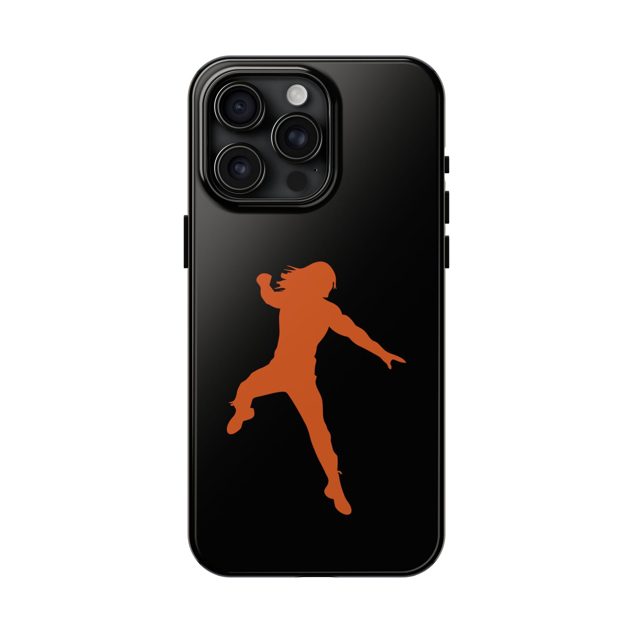 Roman Reigns Jump Orange Graphic Design, iPhone and Samsung Case Cool Graphic Sports Fan Phone Case