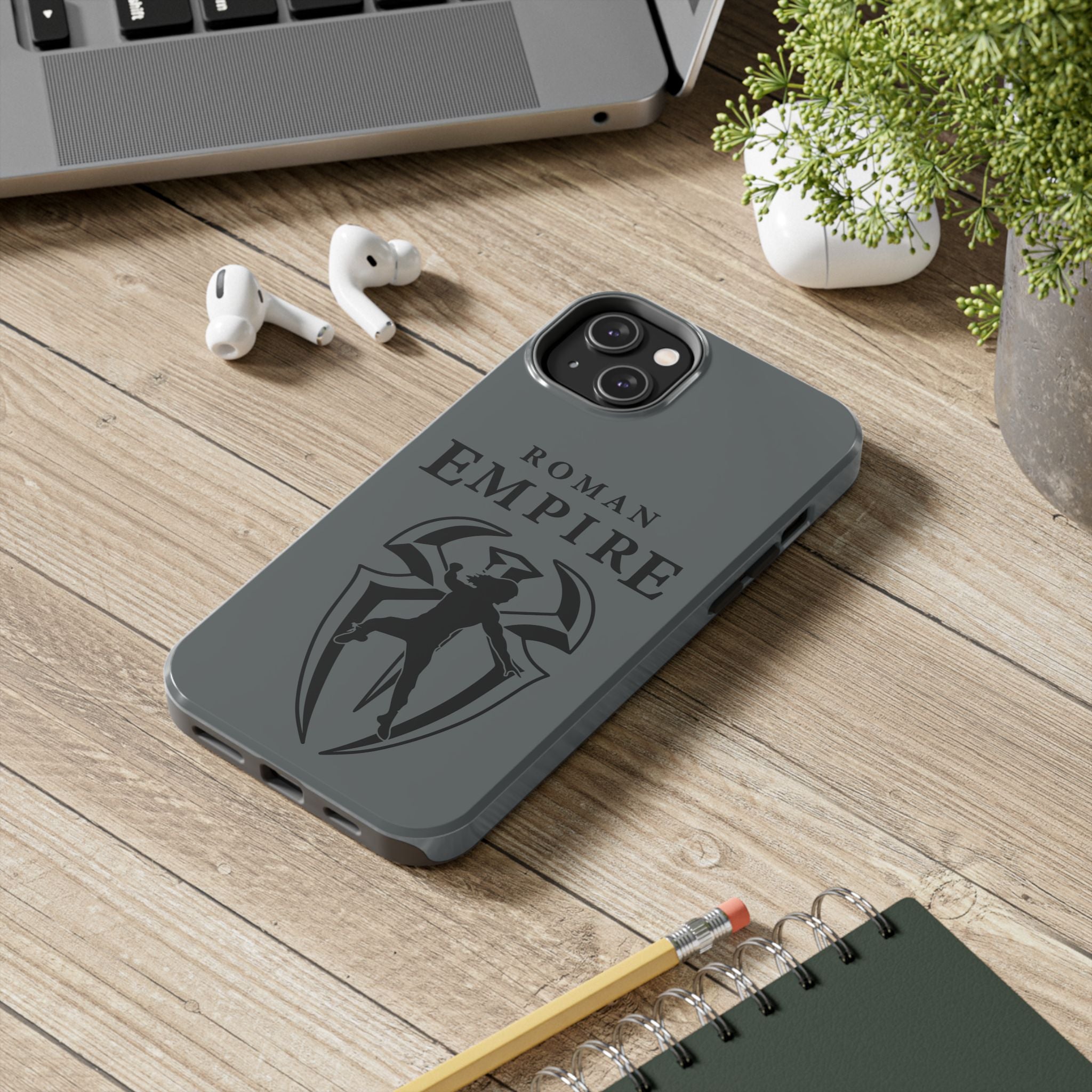 Roman Empire Graphic Portrait Design, iPhone and Samsung Case Cool Graphic Sports Fan Phone Case