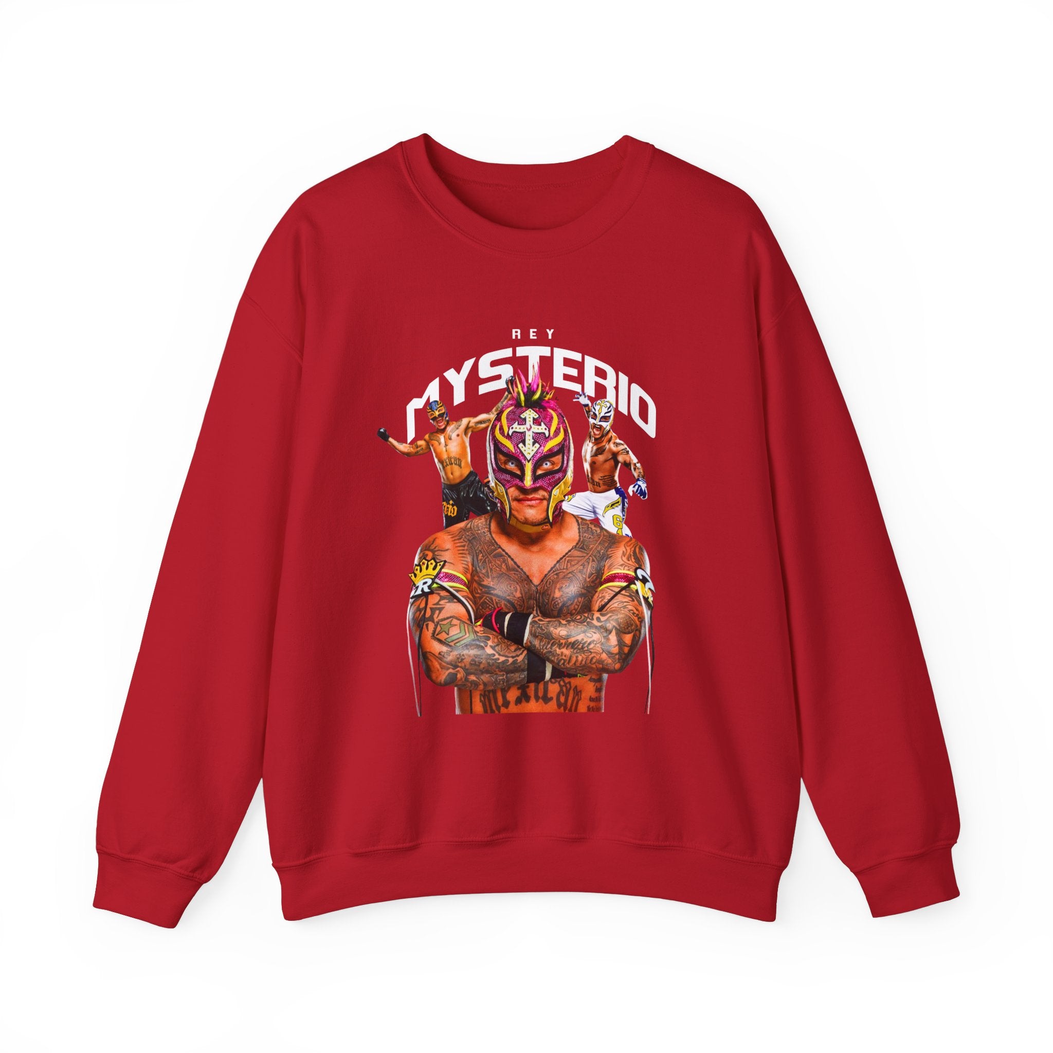 Rey Mysterio Sweatshirt, Sports Sweatshirt, Wrestling Fan Unisex Sweatshirt - Gift for Him or Her, Casual Outwear, Heavy Blend Crewneck Sweatshirt