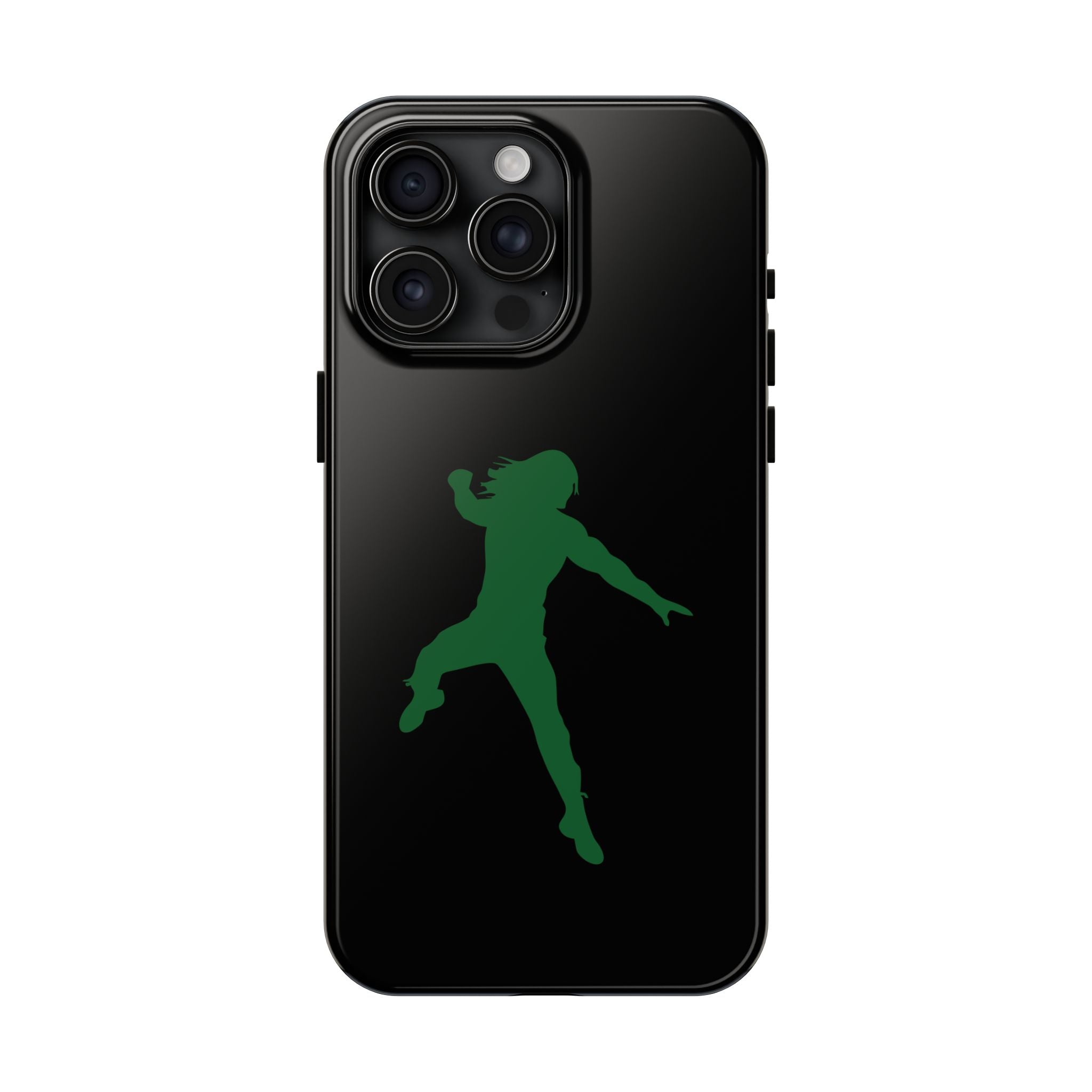 Roman Reigns Jump Green Graphic Design, iPhone and Samsung Case Cool Graphic Sports Fan Phone Case