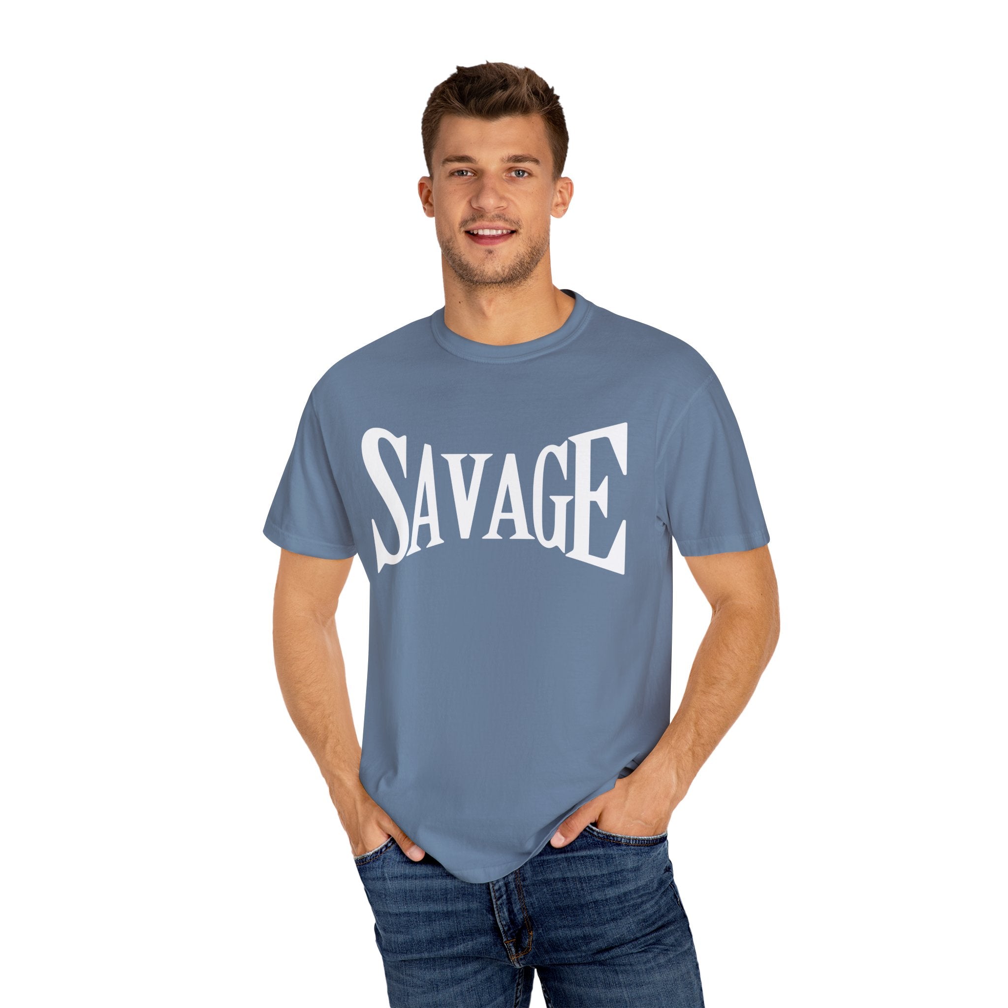 Savage, Graphic Design Unisex T-shirt, Casual Cotton Outwear, Gift for Him- Gift for Her, Stylish Tee, Cool Shirt, Trendy Apparel, Comfortable Top,