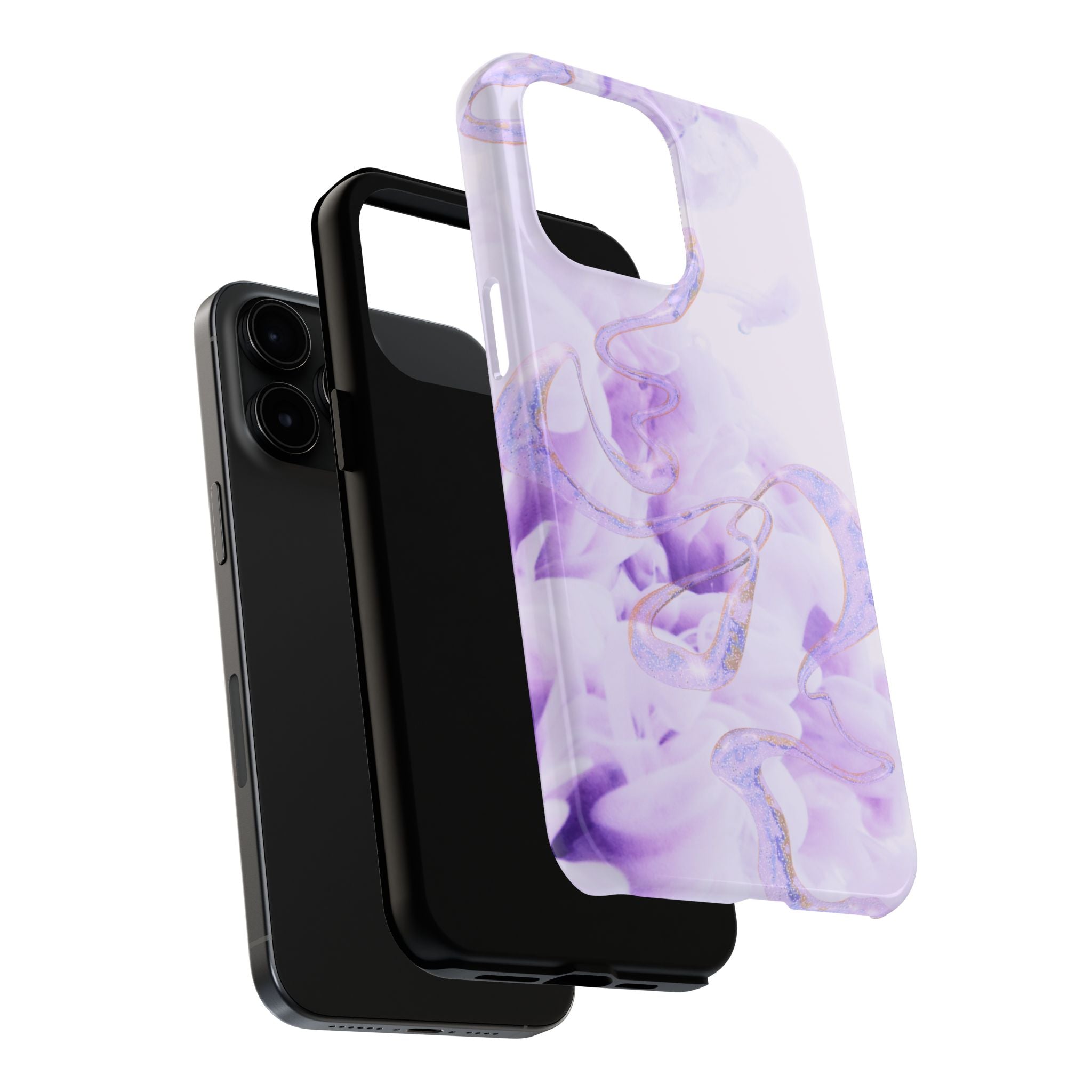 Abstract Purple Fluid Design, Elegant Phone Cases, Stylish Phone Covers, Chic Phone Protectors, Fashionable Case for Her, Trendy Smartphone Accessories