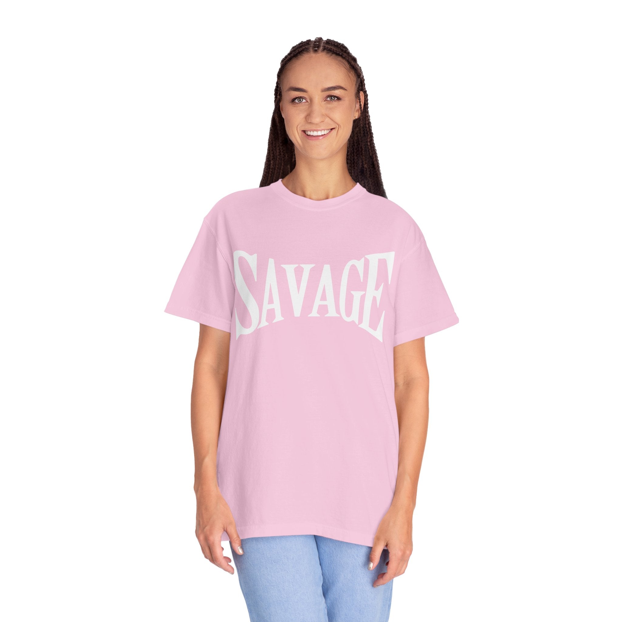 Savage, Graphic Design Unisex T-shirt, Casual Cotton Outwear, Gift for Him- Gift for Her, Stylish Tee, Cool Shirt, Trendy Apparel, Comfortable Top,