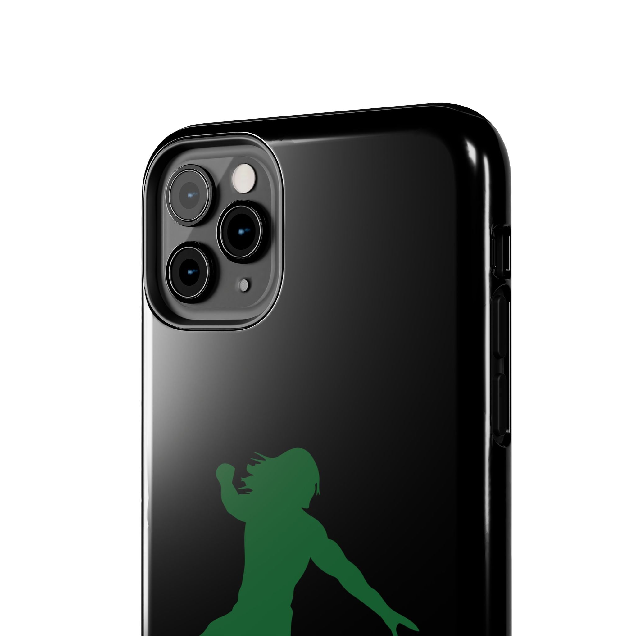 Roman Reigns Jump Green Graphic Design, iPhone and Samsung Case Cool Graphic Sports Fan Phone Case