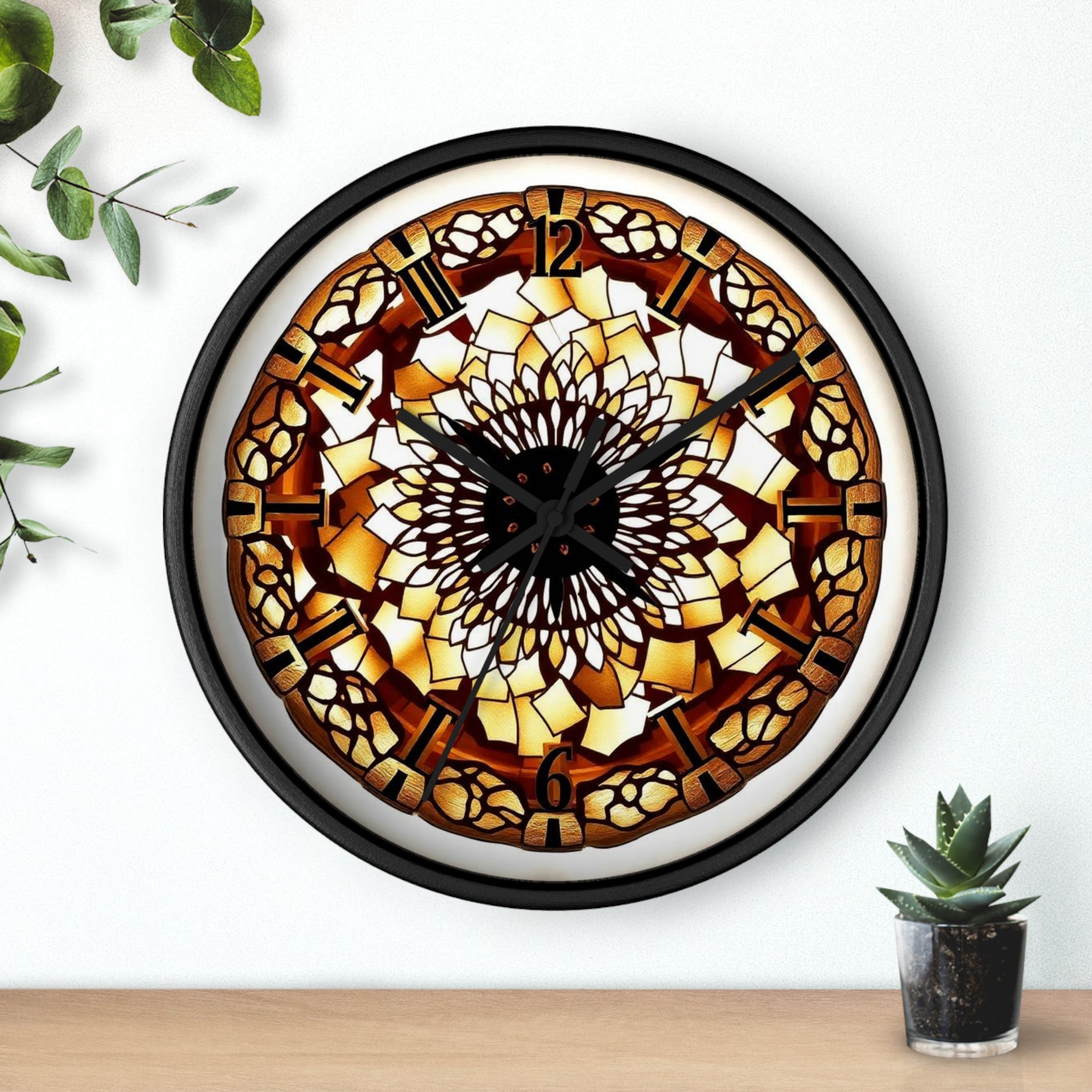 Light Art Abstract Design Elegant Wall Clock, Home Decor, Wall Art