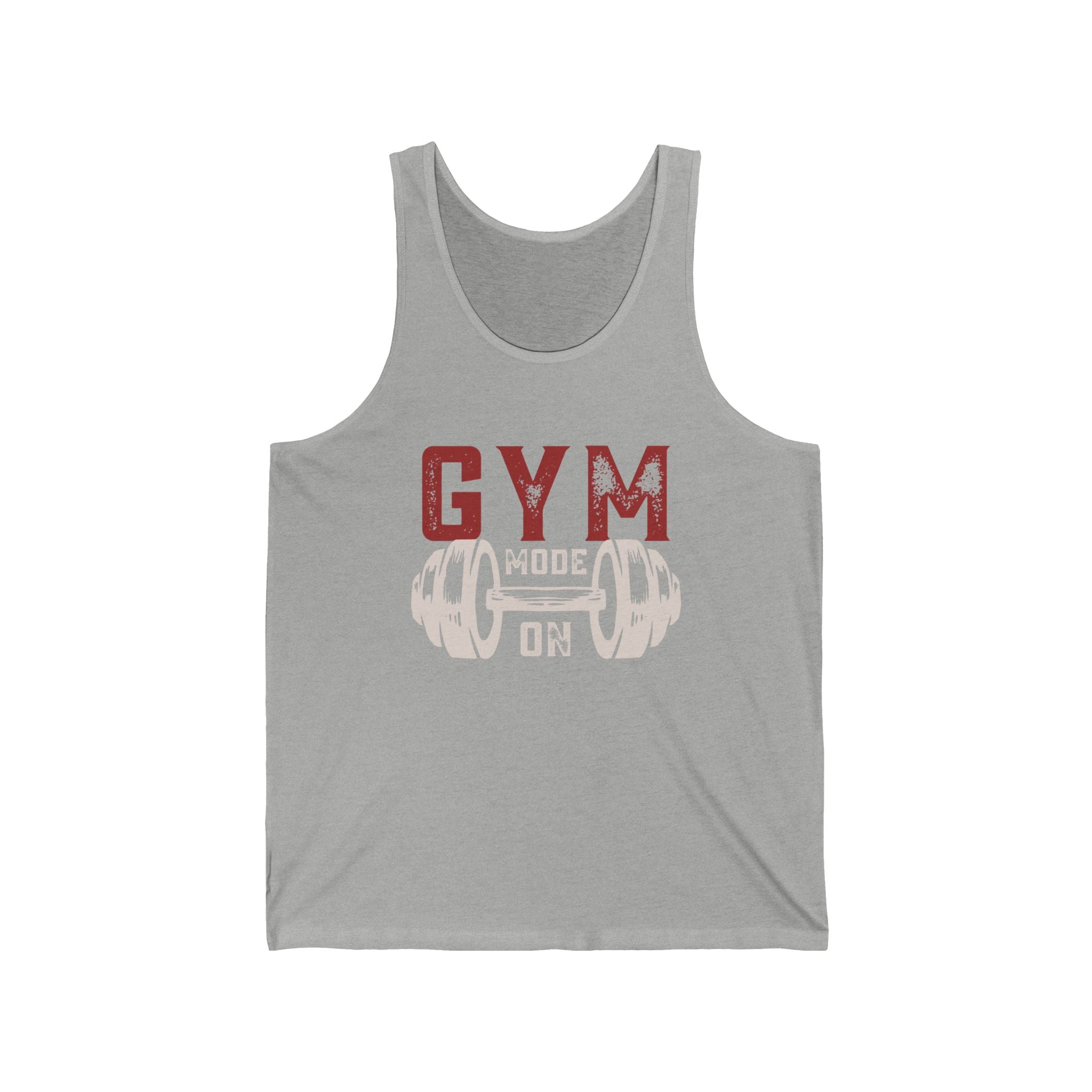 Gym Mode On, Gym Dudes Tank Top, Workout Sleeveless Shirt, Fitness Muscle Tee, Athletic Unisex Jersey Tank, Bodybuilding Tank, Exercise Vest