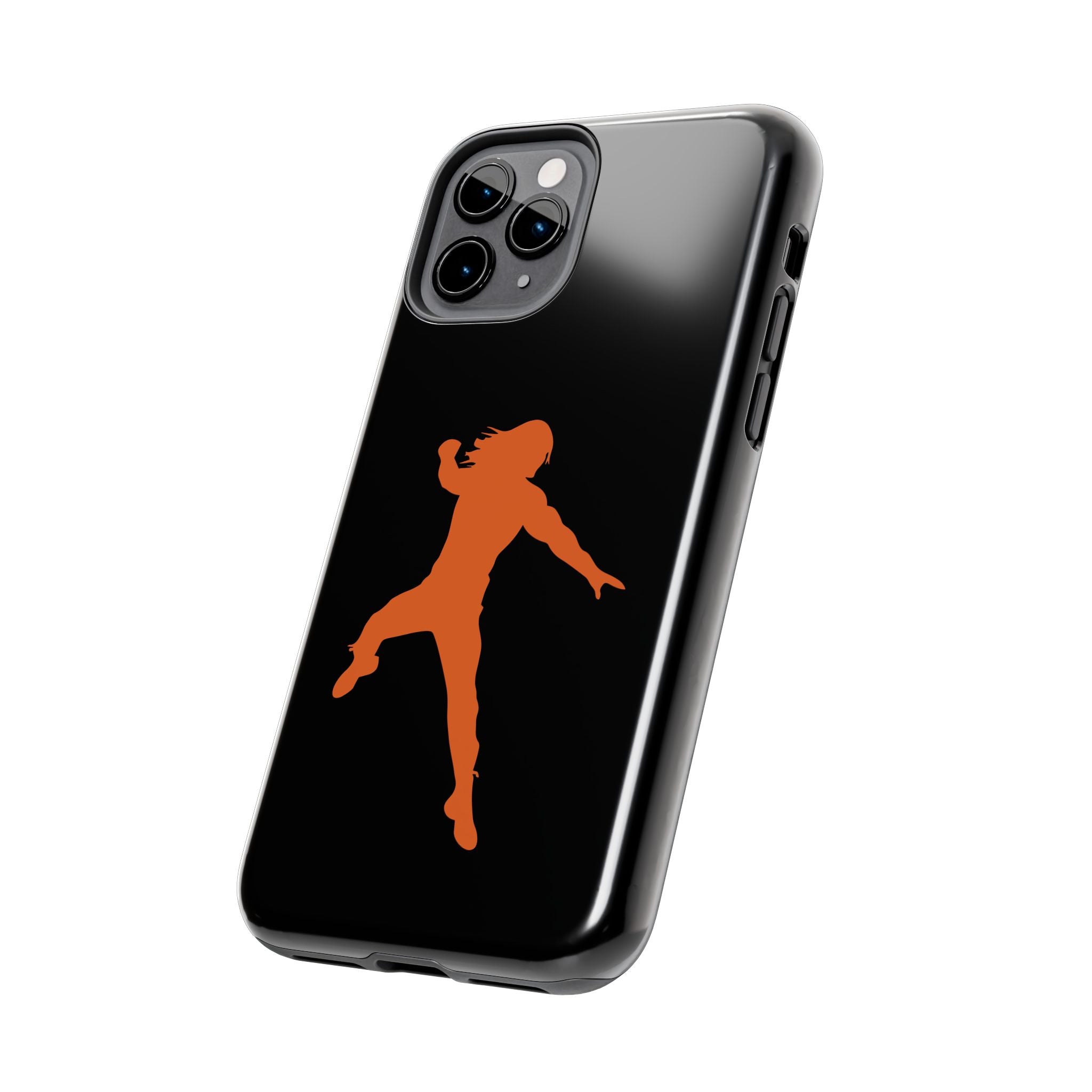 Roman Reigns Jump Orange Graphic Design, iPhone and Samsung Case Cool Graphic Sports Fan Phone Case