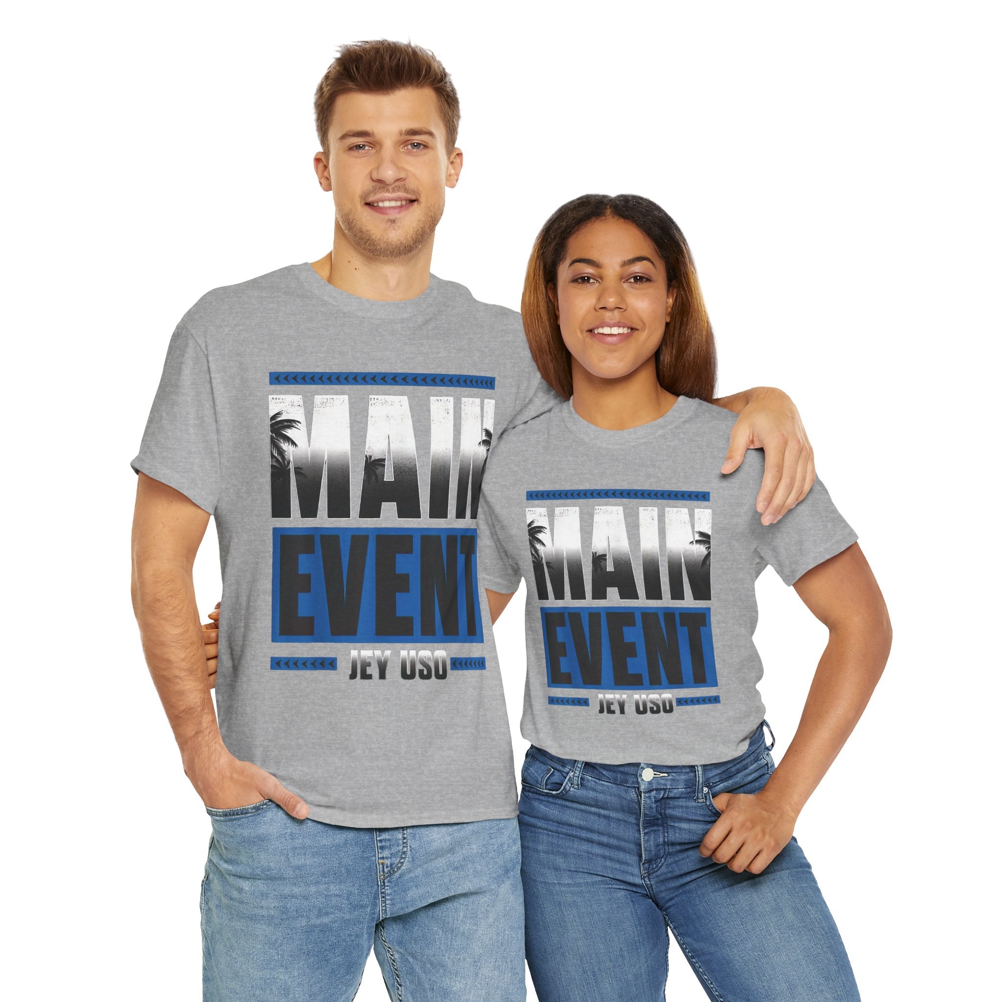 Main Event Uso Wrestling T-Shirt, Heavy Cotton Tee, Unisex Shirt, Wrestling Fan Gift, Graphic Tee