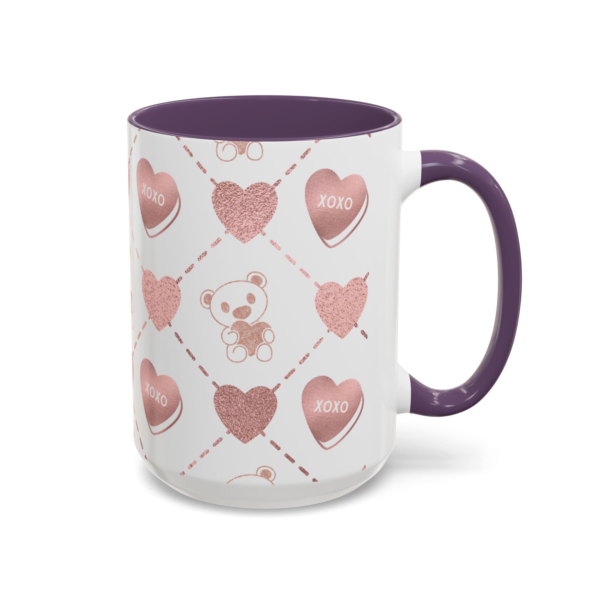 Pink Valentine's Design,  Holiday Drinkware, Valentines, Christmas Birthday Gifts for Couples, Her Boyfriend Girlfriend, Coffee Mug for Valentines Day,