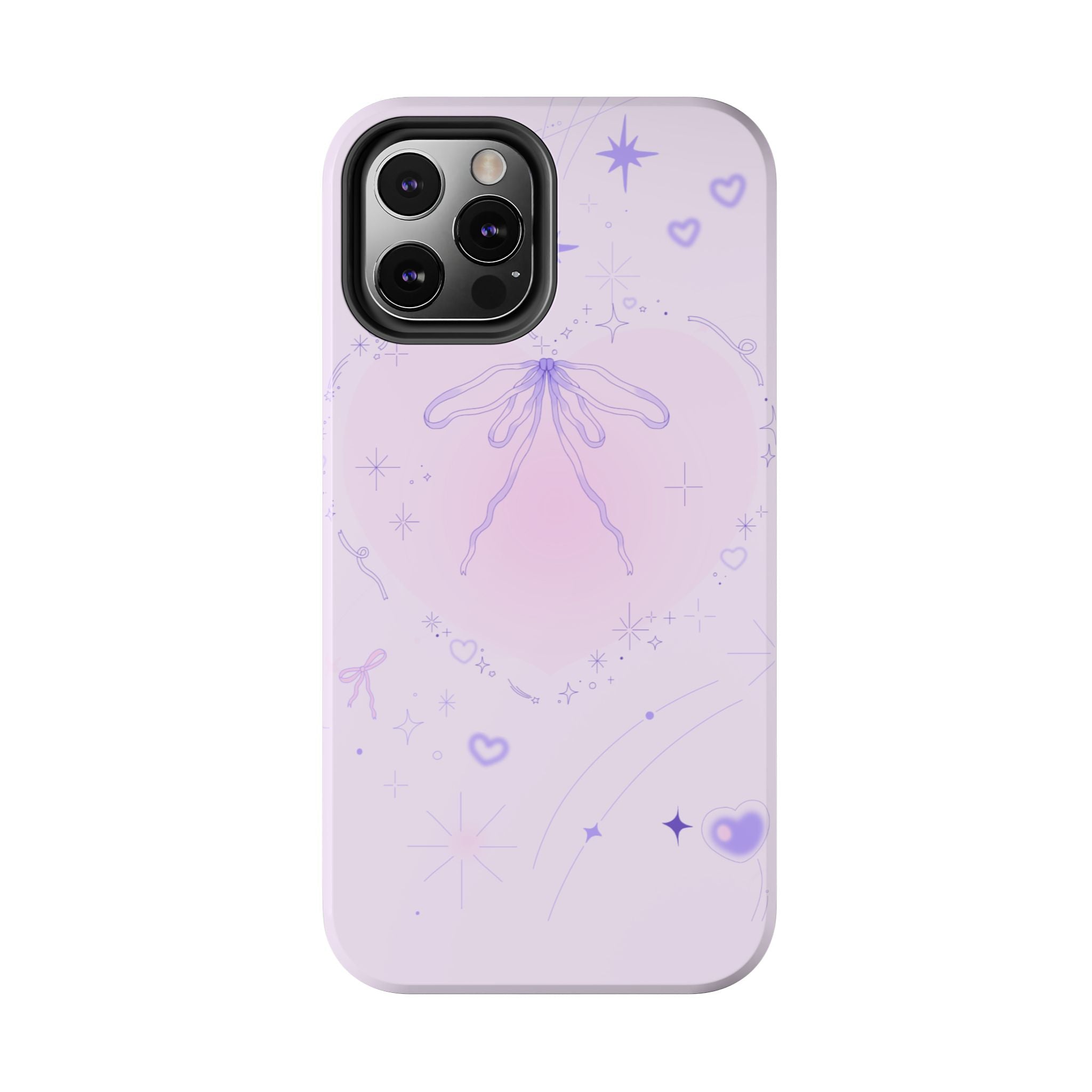 Pink Purple Delicate Fine Line Design, Elegant Phone Cases, Stylish Phone Covers, Chic Phone Protectors, Fashionable Case for Her, Trendy Smartphone Accessories