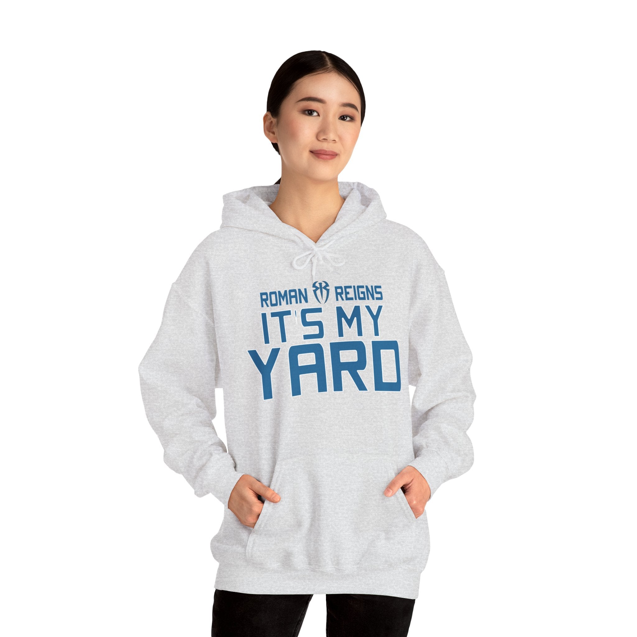 It's My Yard Roman Reigns Design Hoodies, Gift for Her - Gift for Him, Sports Fan Wrestling Unisex Hooded Sweatshirt, Casual Outwear