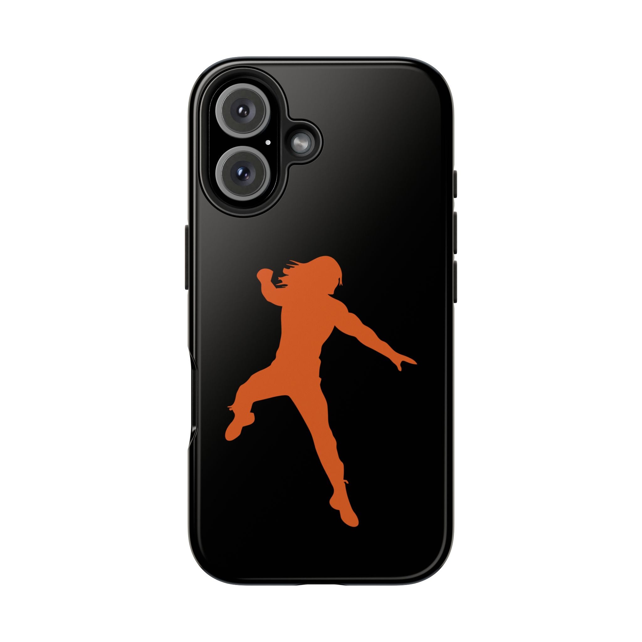 Roman Reigns Jump Orange Graphic Design, iPhone and Samsung Case Cool Graphic Sports Fan Phone Case