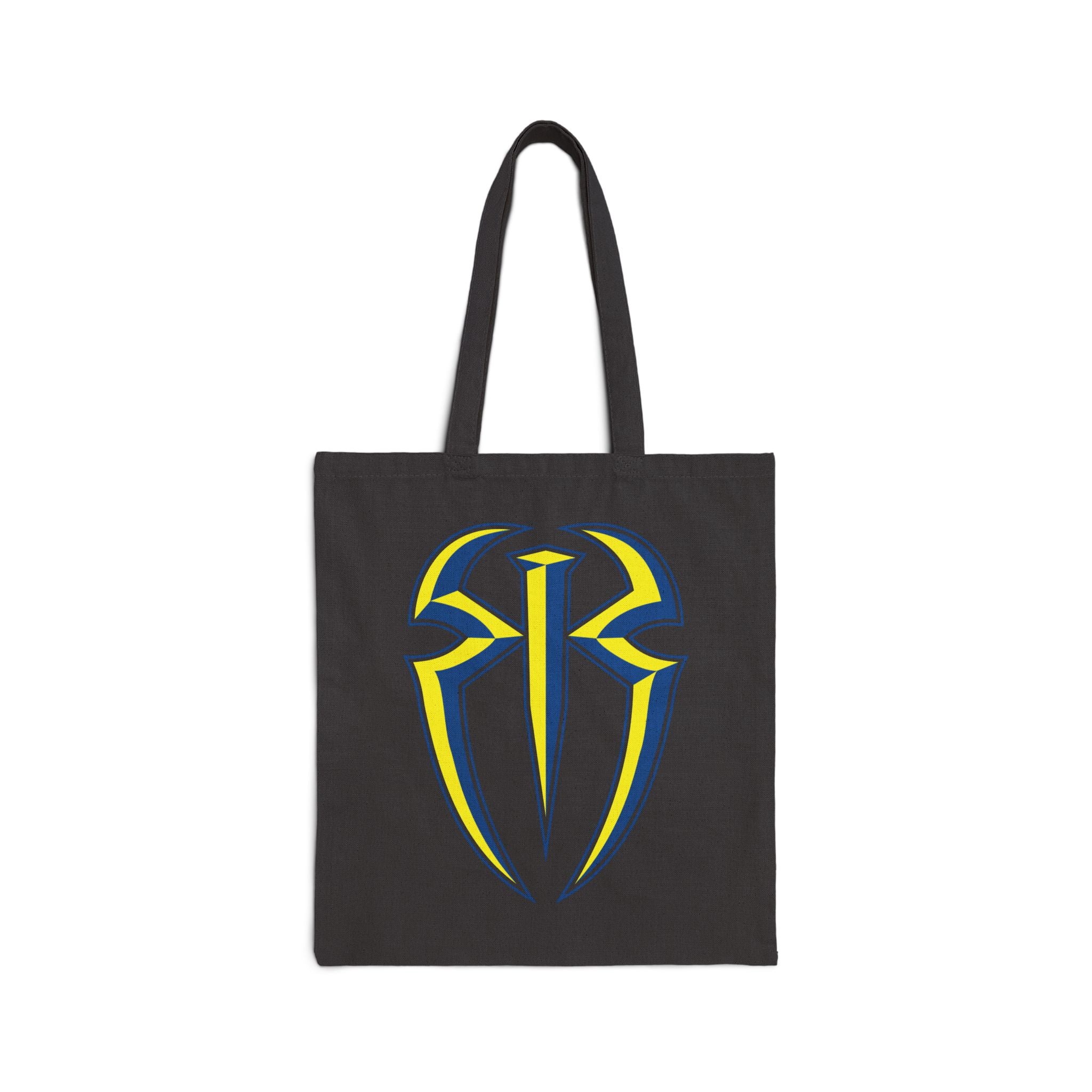 Roman Reigns Yellow-Blue Design, Sports Fan Tote Bag, Unisex , Gift Tote Bag for Him-Her