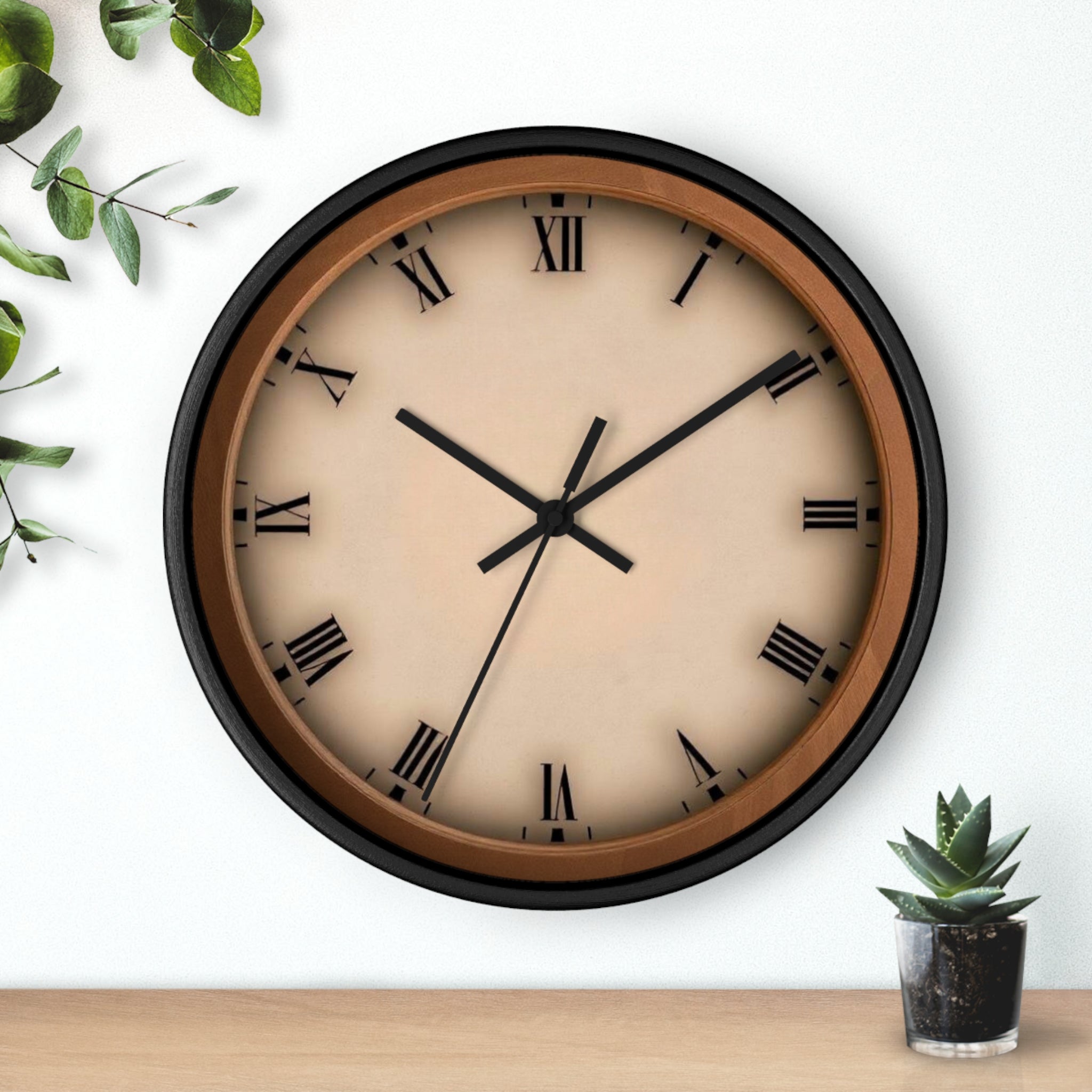 Ethereal Vibe Vintage Design Elegant Wall Clock, Home Decor, Wall Art