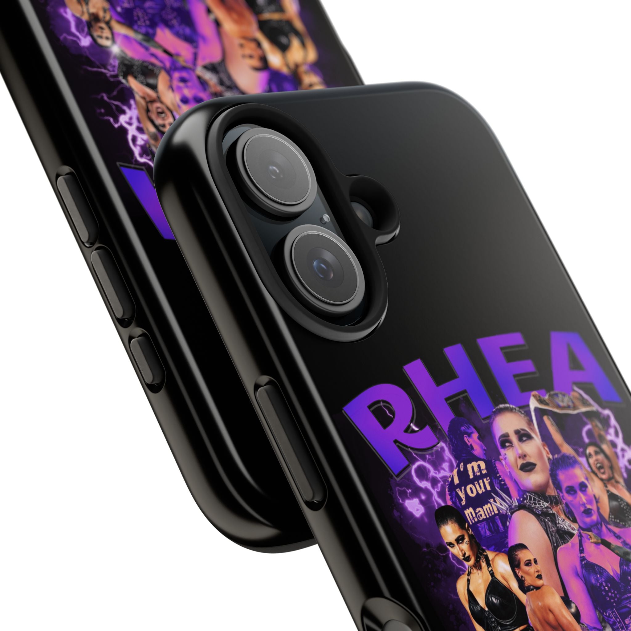 Rhea Ripley Graphic Portrait Design, iPhone and Samsung Case Cool Graphic Sports Fan Phone Case