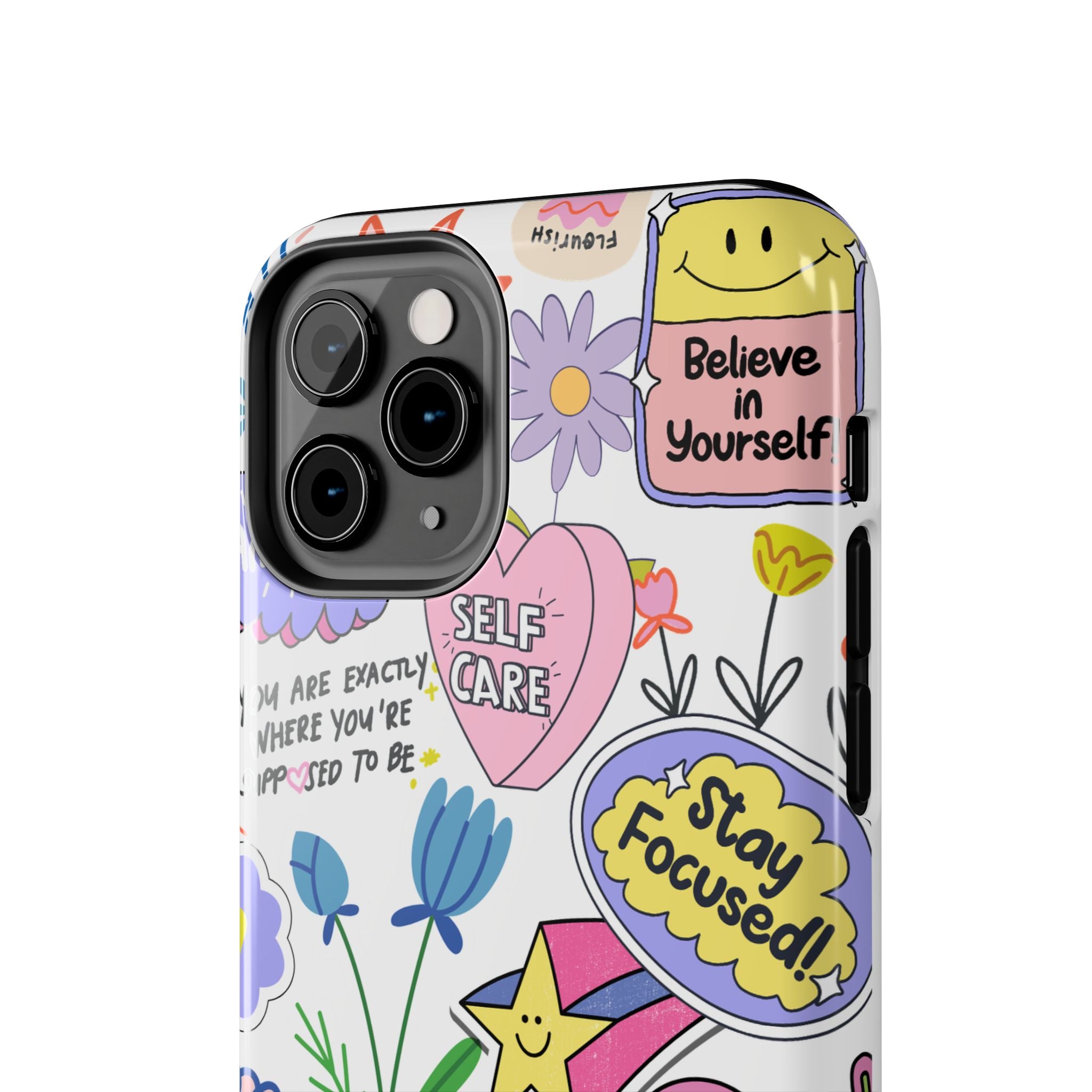 Believe in Yourself, Elegant Phone Cases, Stylish Phone Covers, Chic Phone Protectors, Fashionable Case for Her, Trendy Smartphone Accessories