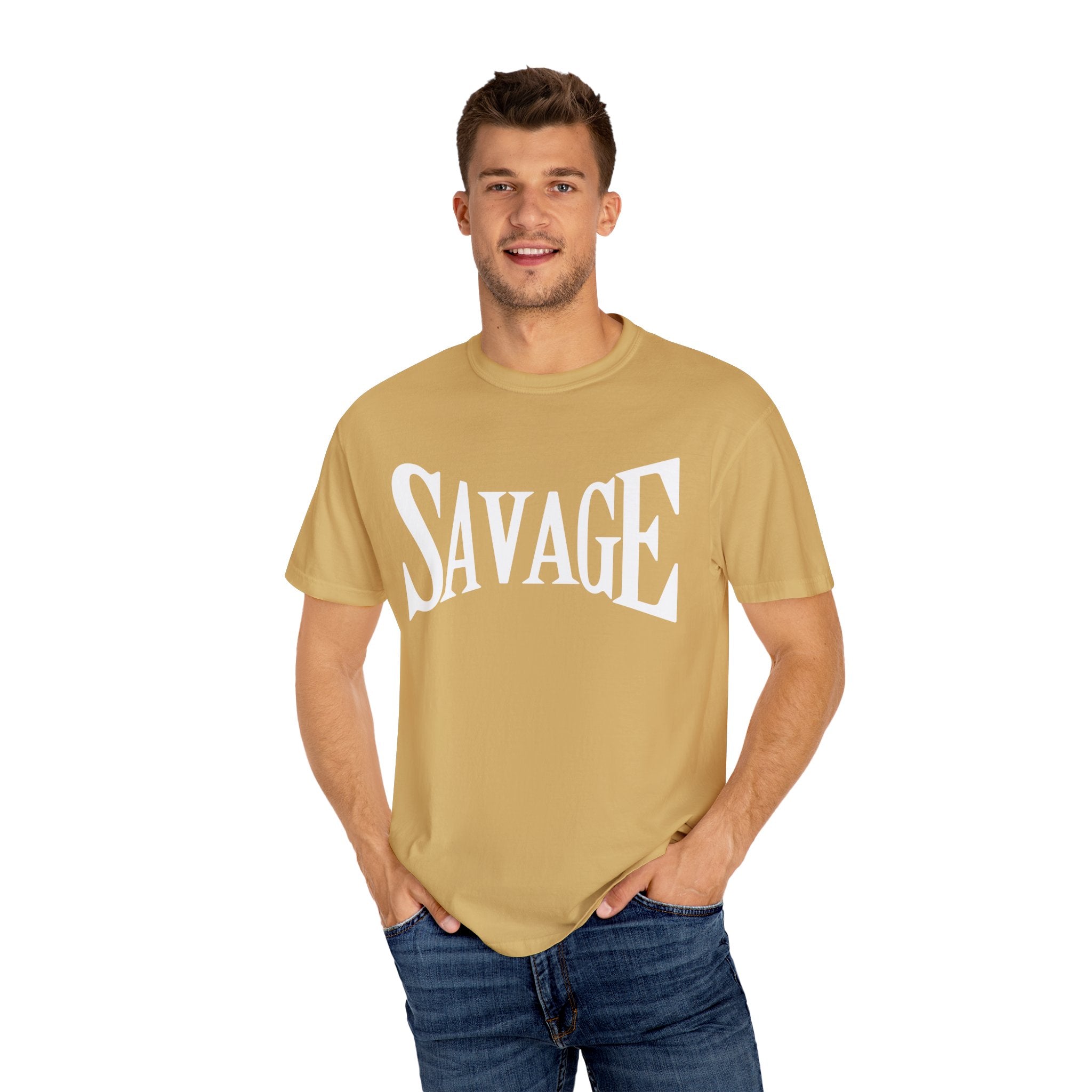 Savage, Graphic Design Unisex T-shirt, Casual Cotton Outwear, Gift for Him- Gift for Her, Stylish Tee, Cool Shirt, Trendy Apparel, Comfortable Top,