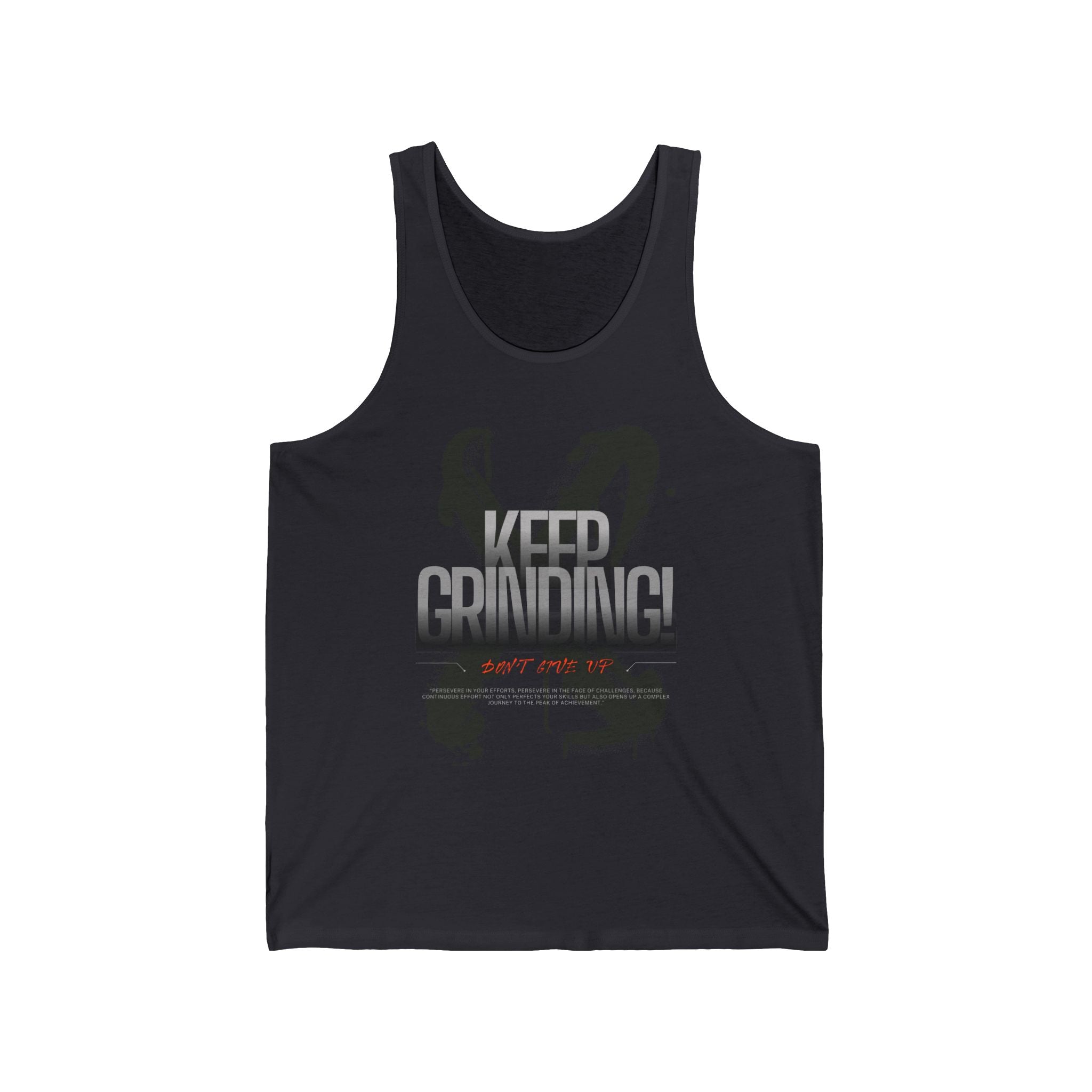 Keep Grinding, Gym Dudes Tank Top, Workout Sleeveless Shirt, Fitness Muscle Tee, Athletic Unisex Jersey Tank, Bodybuilding Tank, Exercise Vest