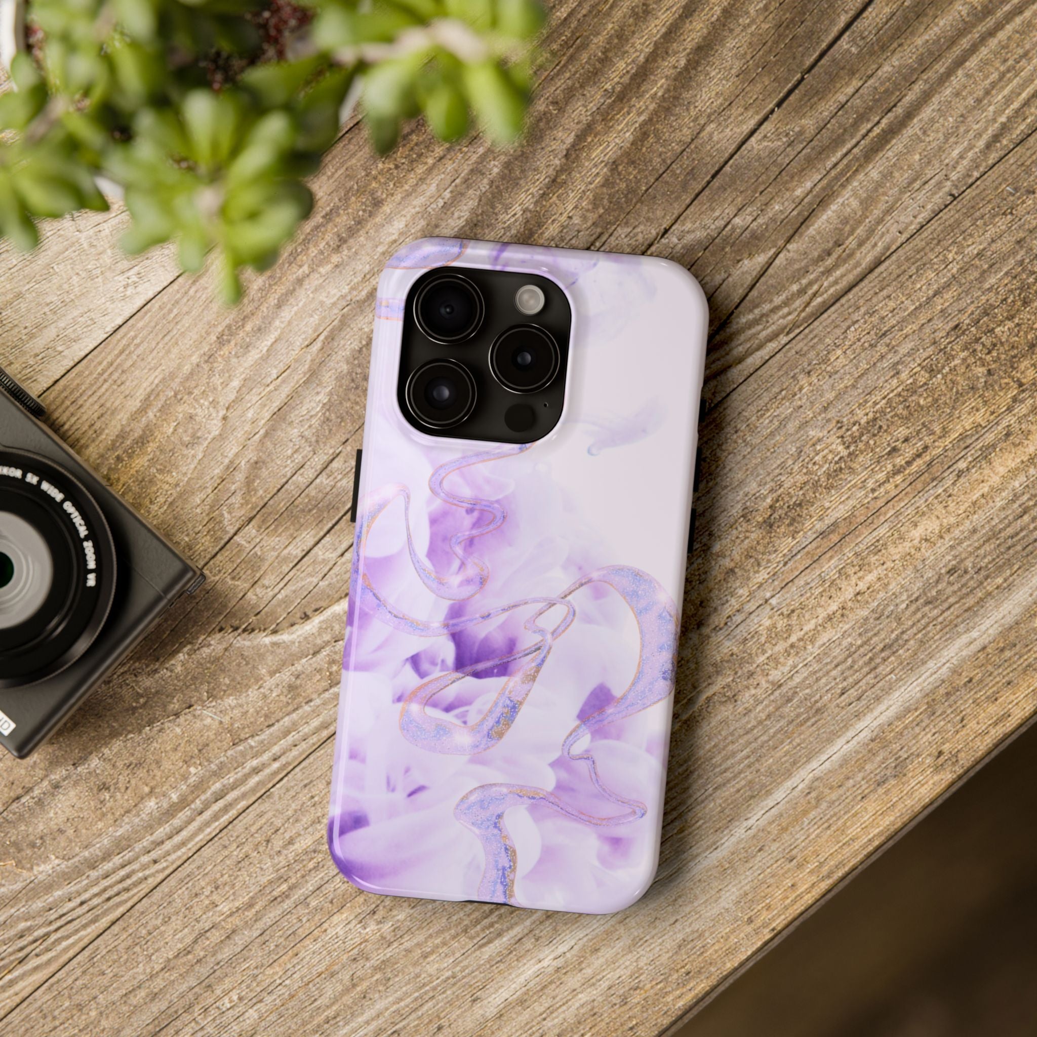 Abstract Purple Fluid Design, Elegant Phone Cases, Stylish Phone Covers, Chic Phone Protectors, Fashionable Case for Her, Trendy Smartphone Accessories