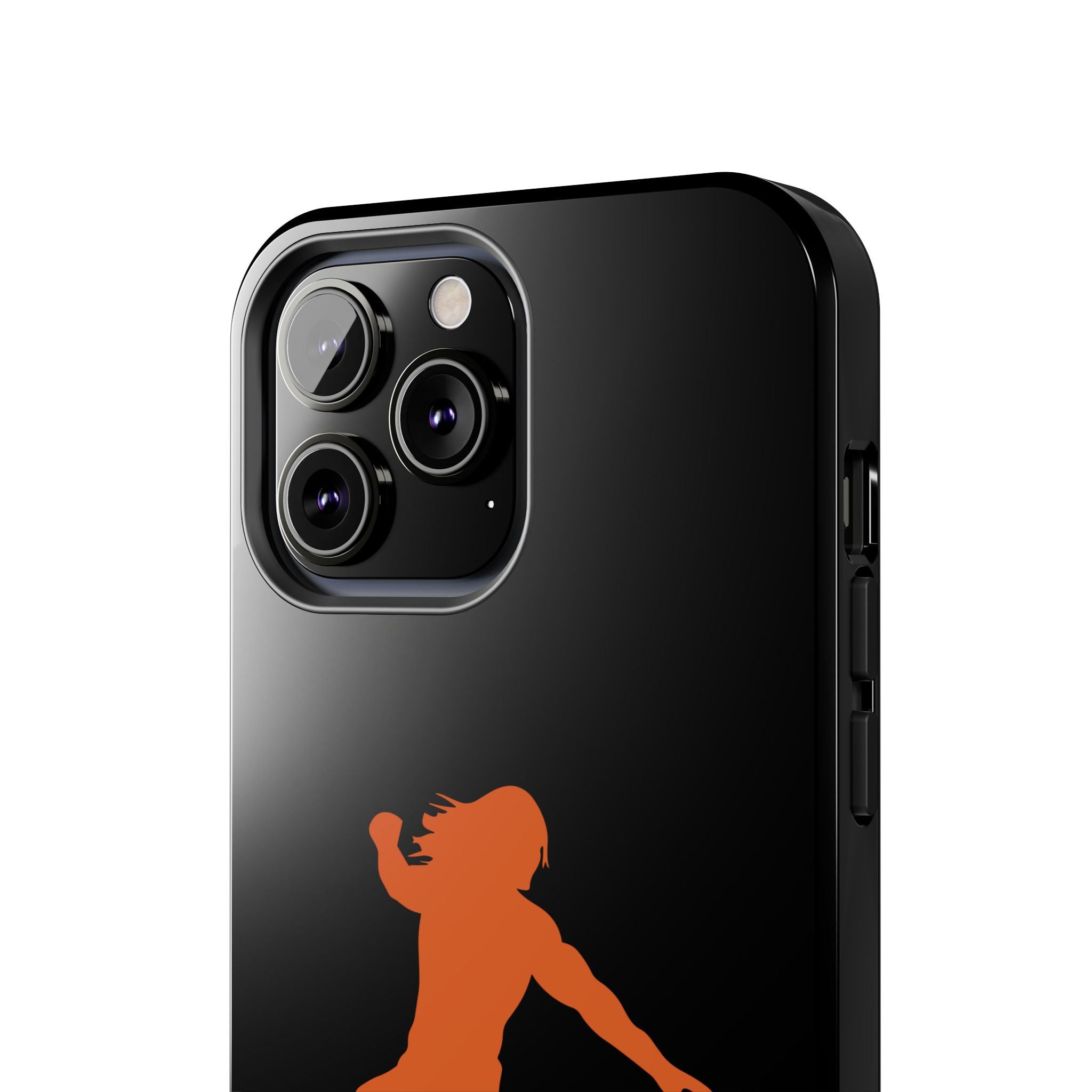 Roman Reigns Jump Orange Graphic Design, iPhone and Samsung Case Cool Graphic Sports Fan Phone Case