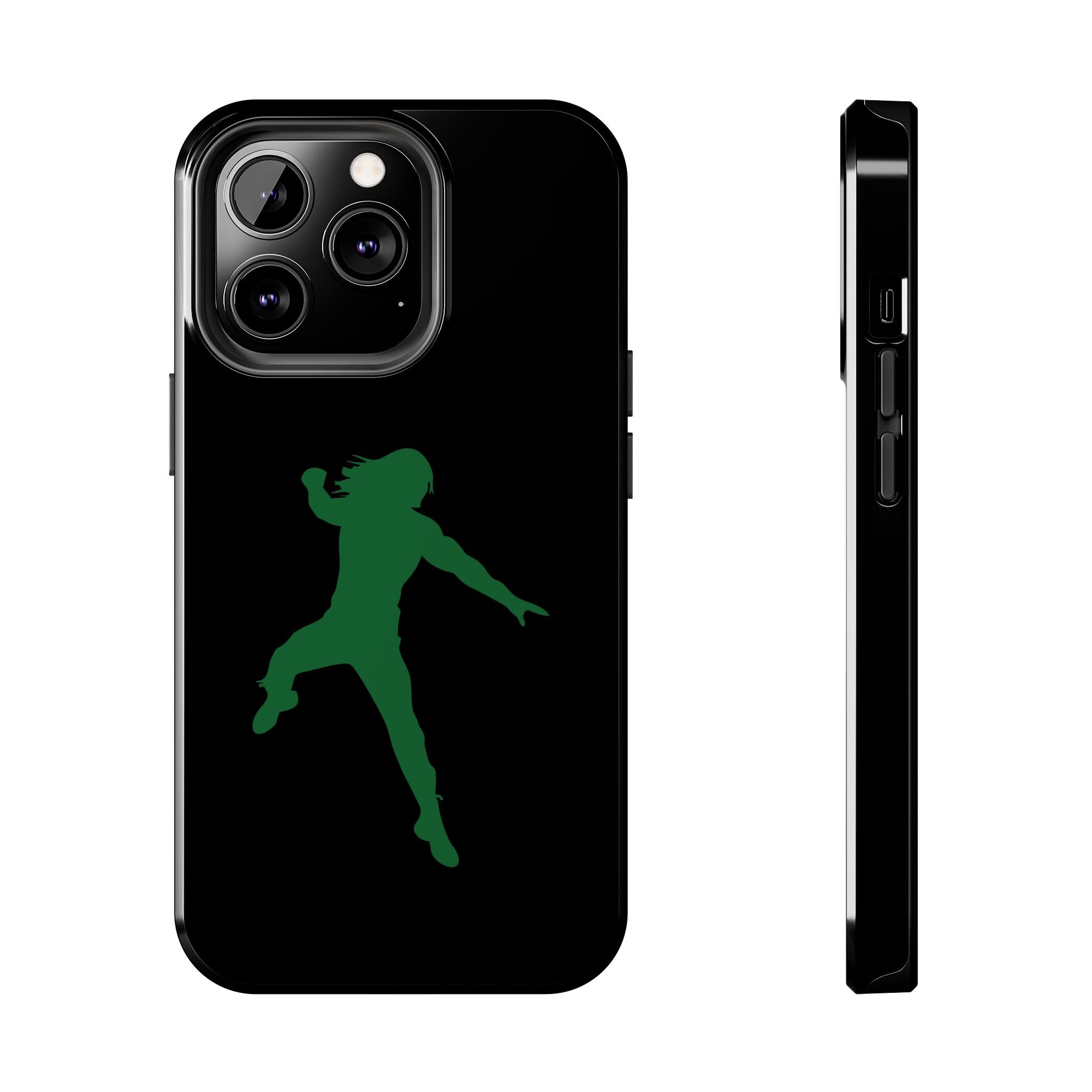 Roman Reigns Jump Green Graphic Design, iPhone and Samsung Case Cool Graphic Sports Fan Phone Case