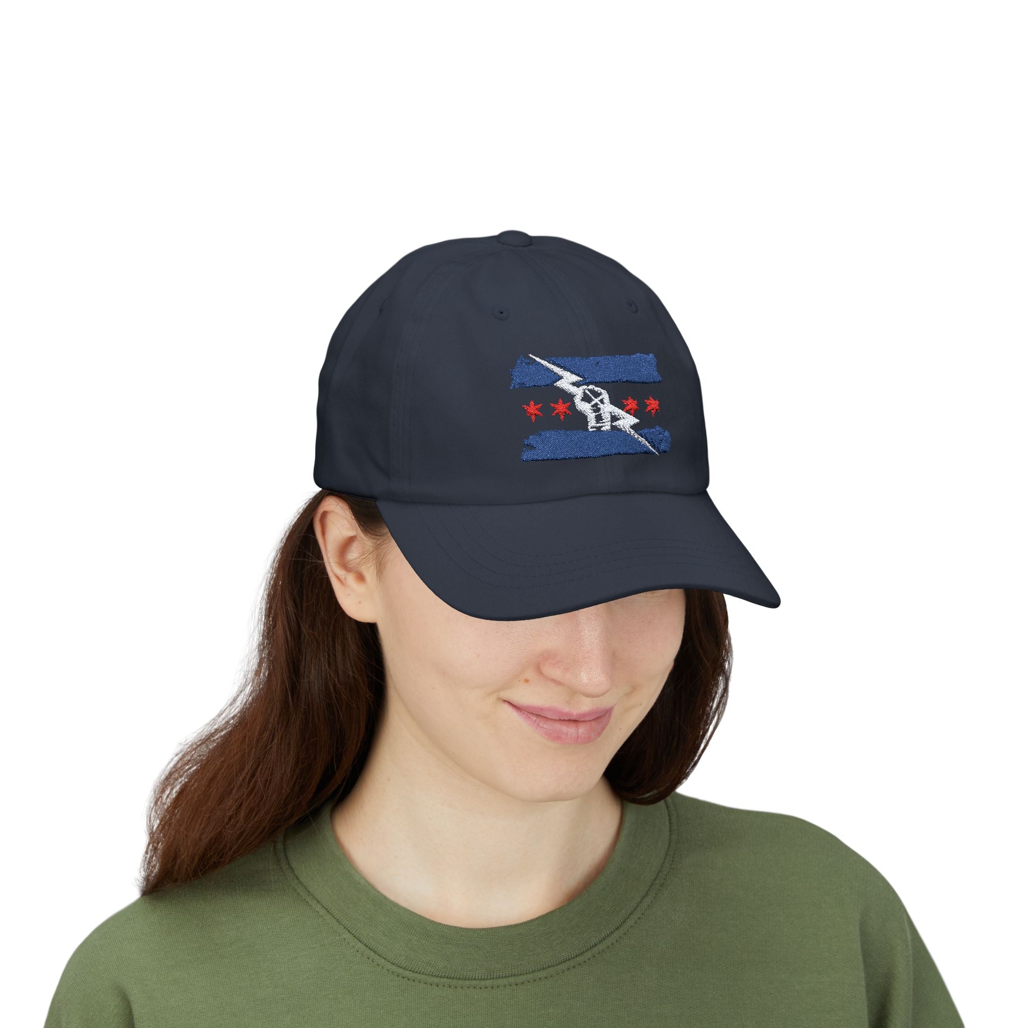 CM Punk Flag Tri-color Blue-Red-White Sports Fan, Wrestling Dad Cap for Her and Him - Unisex Classic