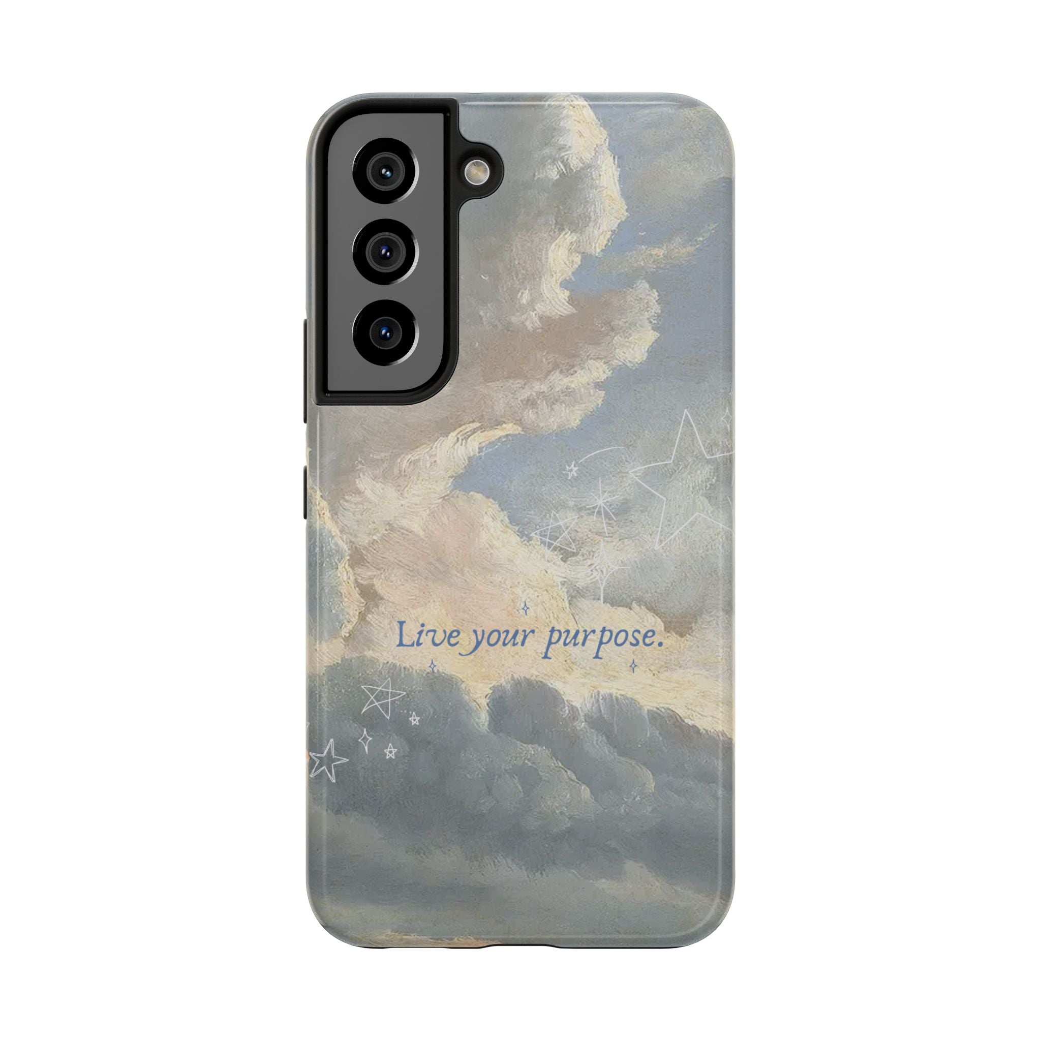 Live Your Purpose, Elegant Phone Cases, Stylish Phone Covers, Chic Phone Protectors, Fashionable Case for Her, Trendy Smartphone Accessories