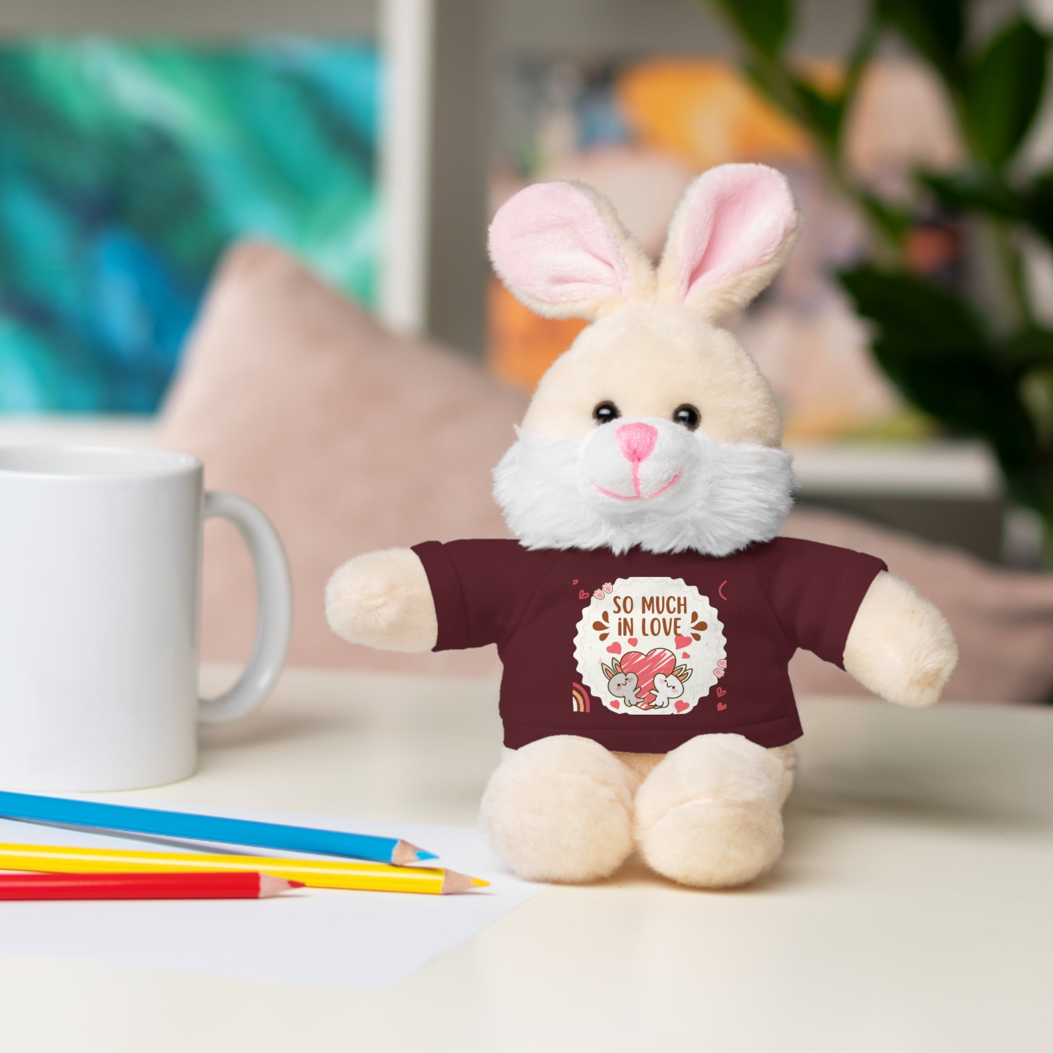 Pink Cute Sweet Love Valentines Day Gifts for Her Him, Kids Girlfriend Boyfriend Wife Mom Fiancée, Valentines Gifts for Women, Valentine's Day Teddy Bear, Funny Cute Stuffed Animal Plush Present for Birthday