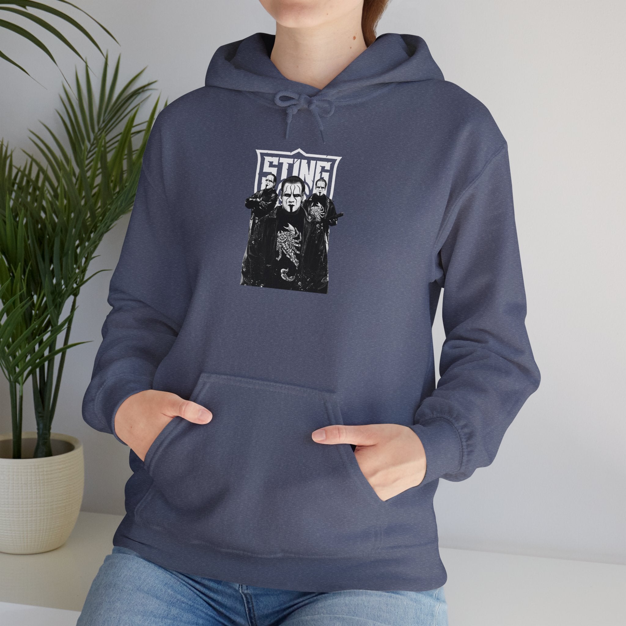 Sting Hoodies, Gift for Her - Gift for Him, Sports Fan Wrestling Unisex Hooded Sweatshirt, Casual Outwear