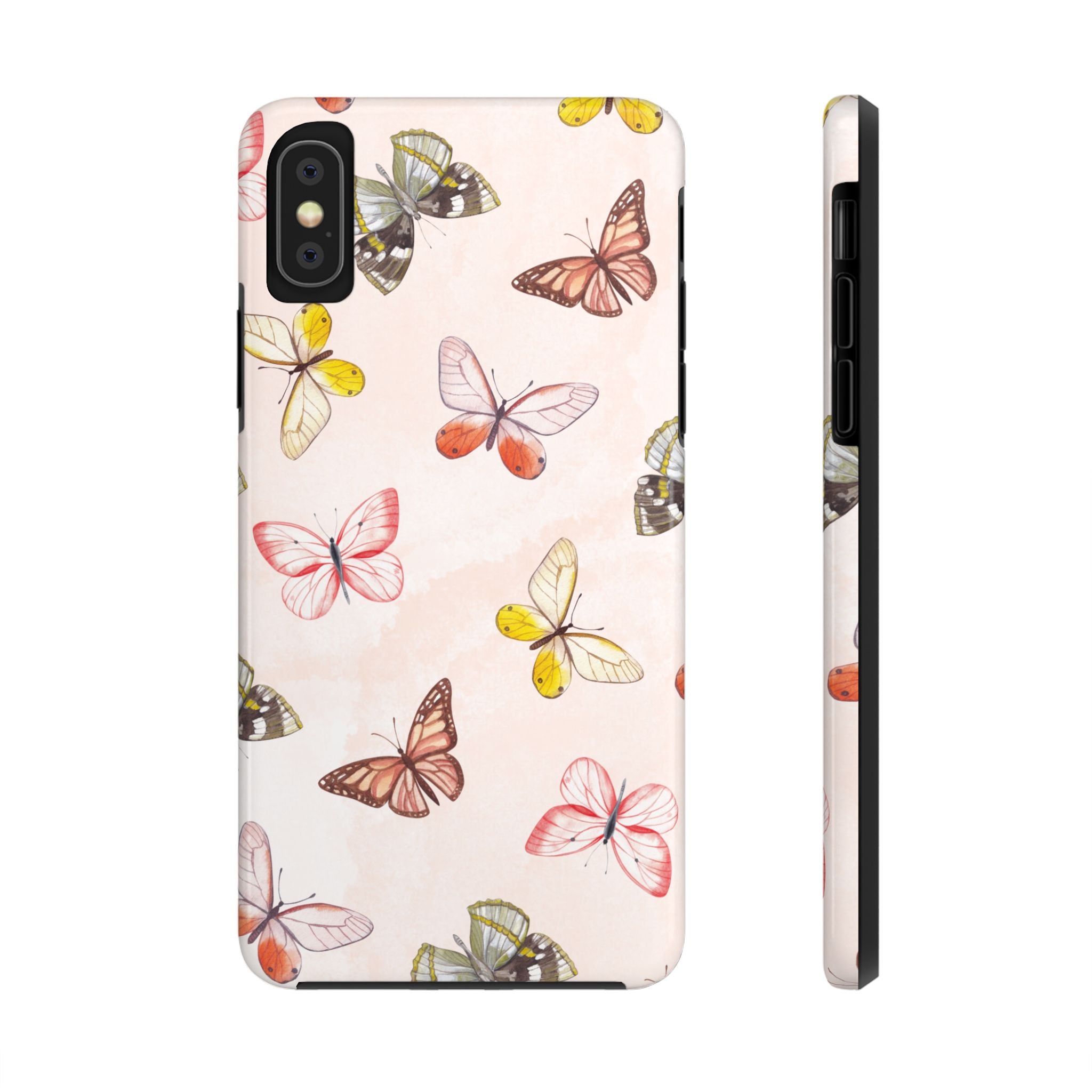 Pink Butterflies, Elegant Phone Cases, Stylish Phone Covers, Chic Phone Protectors, Fashionable Case for Her, Trendy Smartphone Accessories