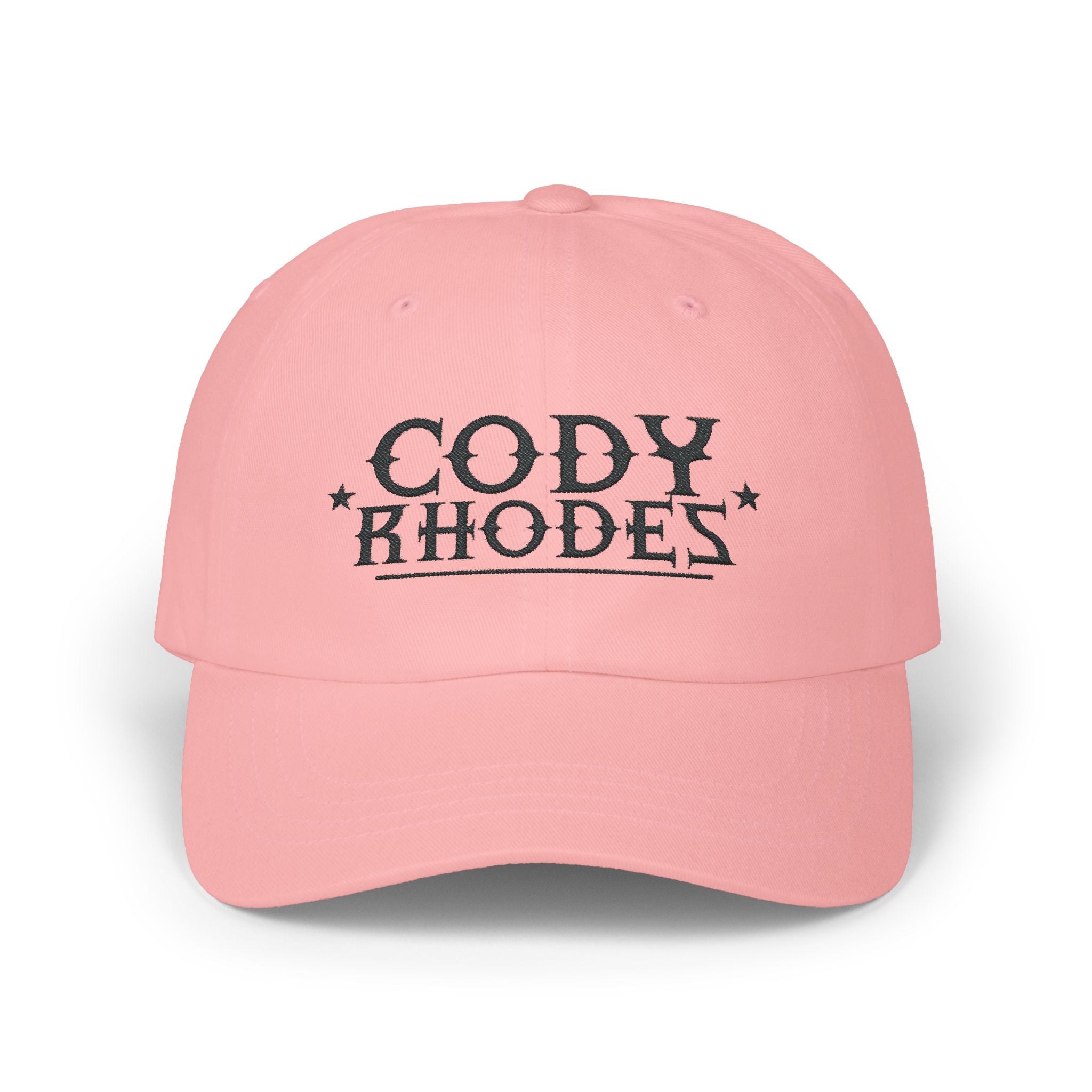 Cody Rhodes Black Text Graphic Design, Sports Fan, Wrestling Dad Cap for Her and Him - Unisex Classic