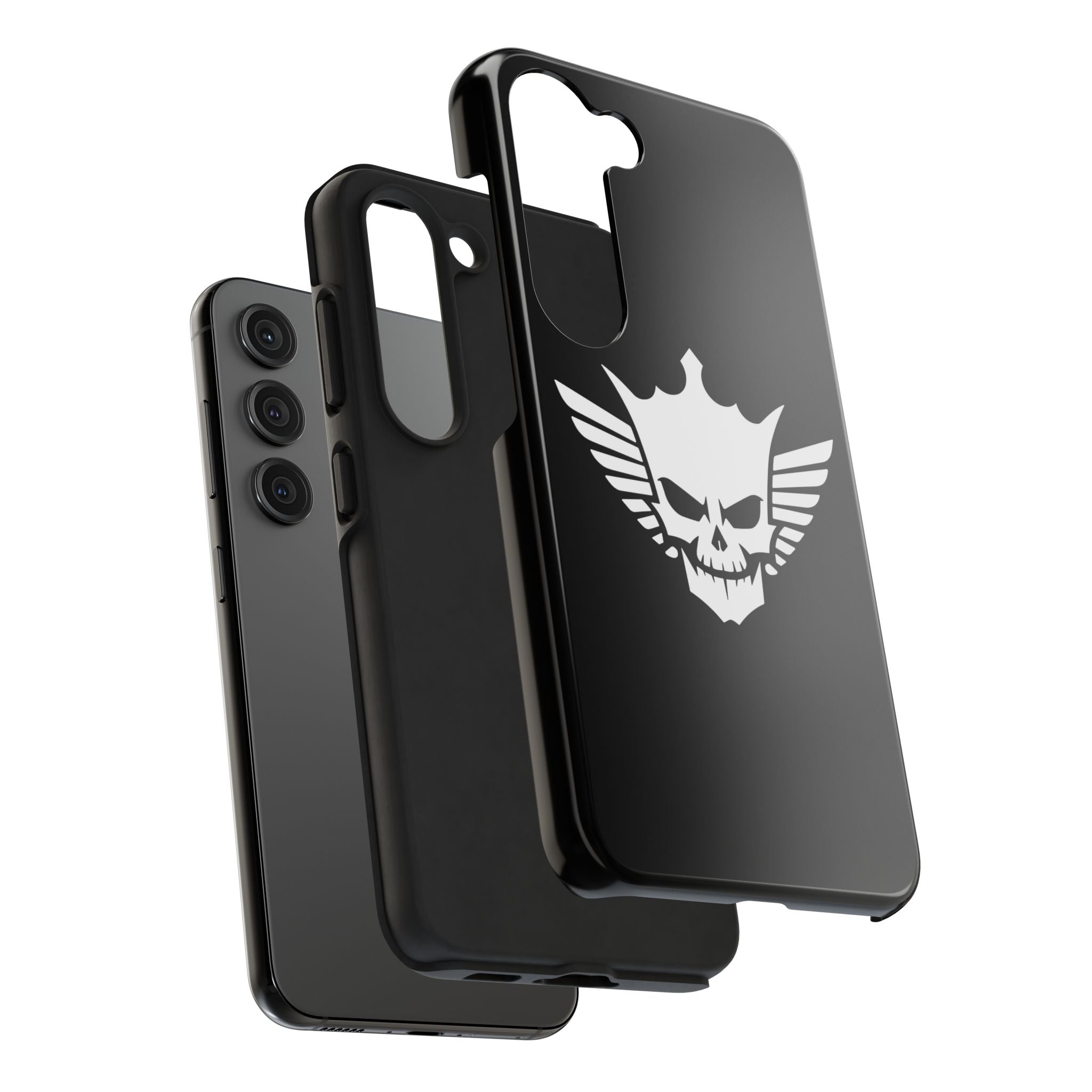 Cody Rhodes White Skull Design, iPhone and Samsung Case Cool Graphic Sports Fan Phone Case