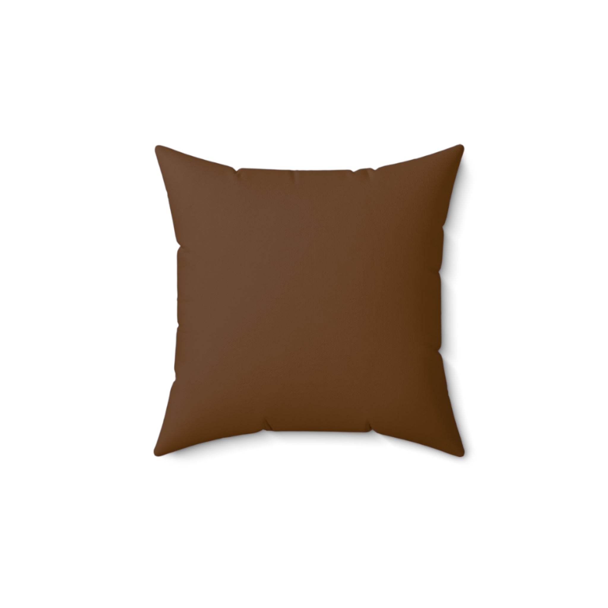 Brown Organic Print Pillow Covers, Decorative Couch Sofa Accent Pillows, Living Room Spun Polyester Square Pillow