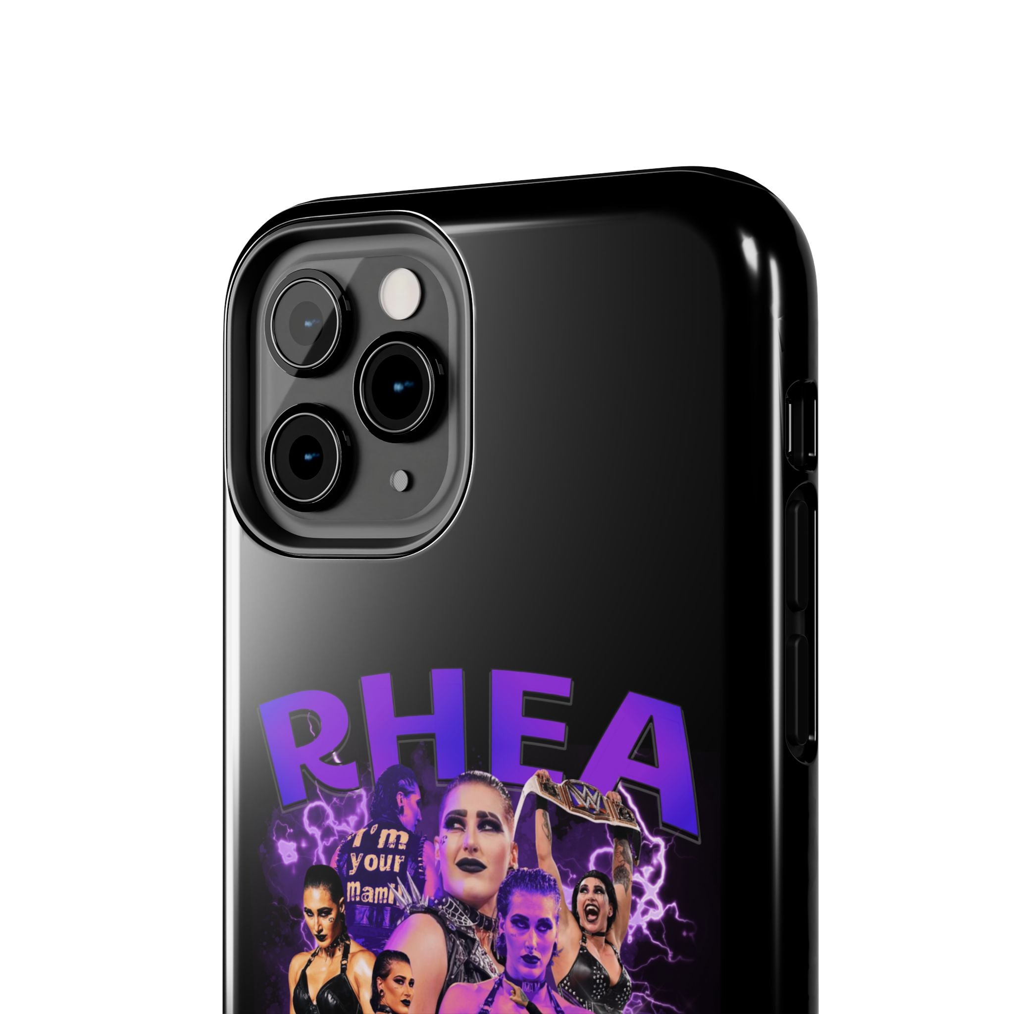 Rhea Ripley Graphic Portrait Design, iPhone and Samsung Case Cool Graphic Sports Fan Phone Case