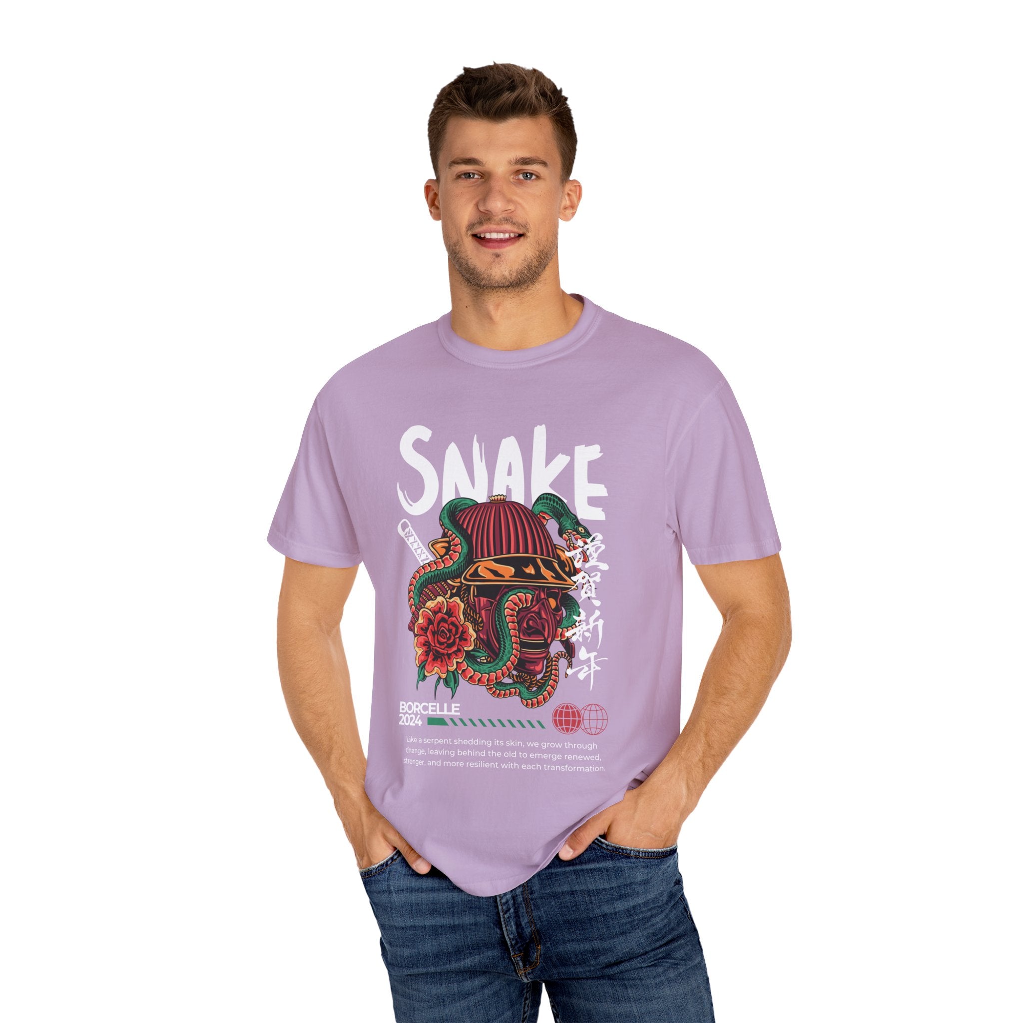 Snake, Graphic Design Unisex T-shirt, Casual Cotton Outwear, Gift for Him- Gift for Her, Stylish Tee, Cool Shirt, Trendy Apparel, Comfortable Top,